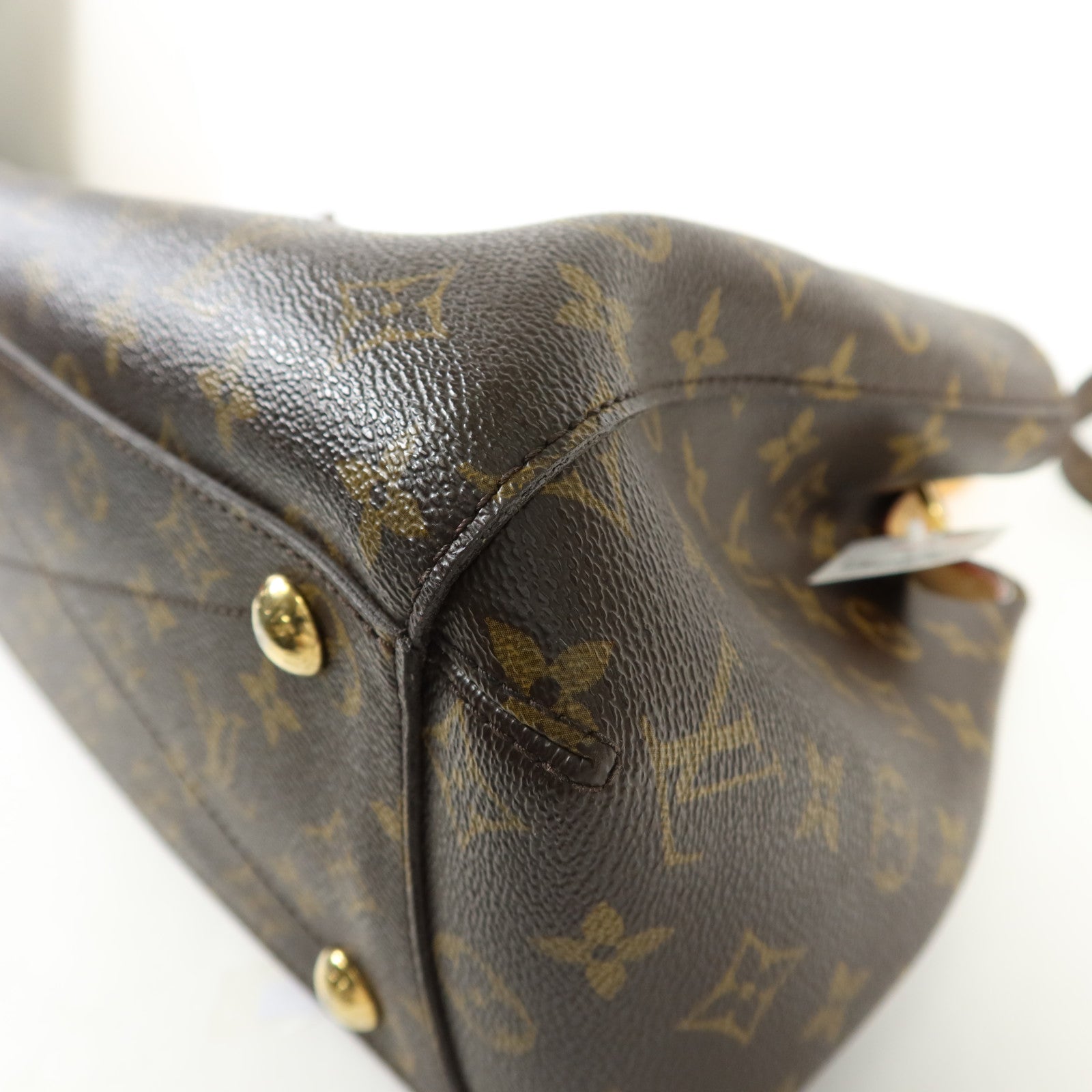LOUIS VUITTON Monogram Montaigne MM金扣手挽肩背兩用袋
