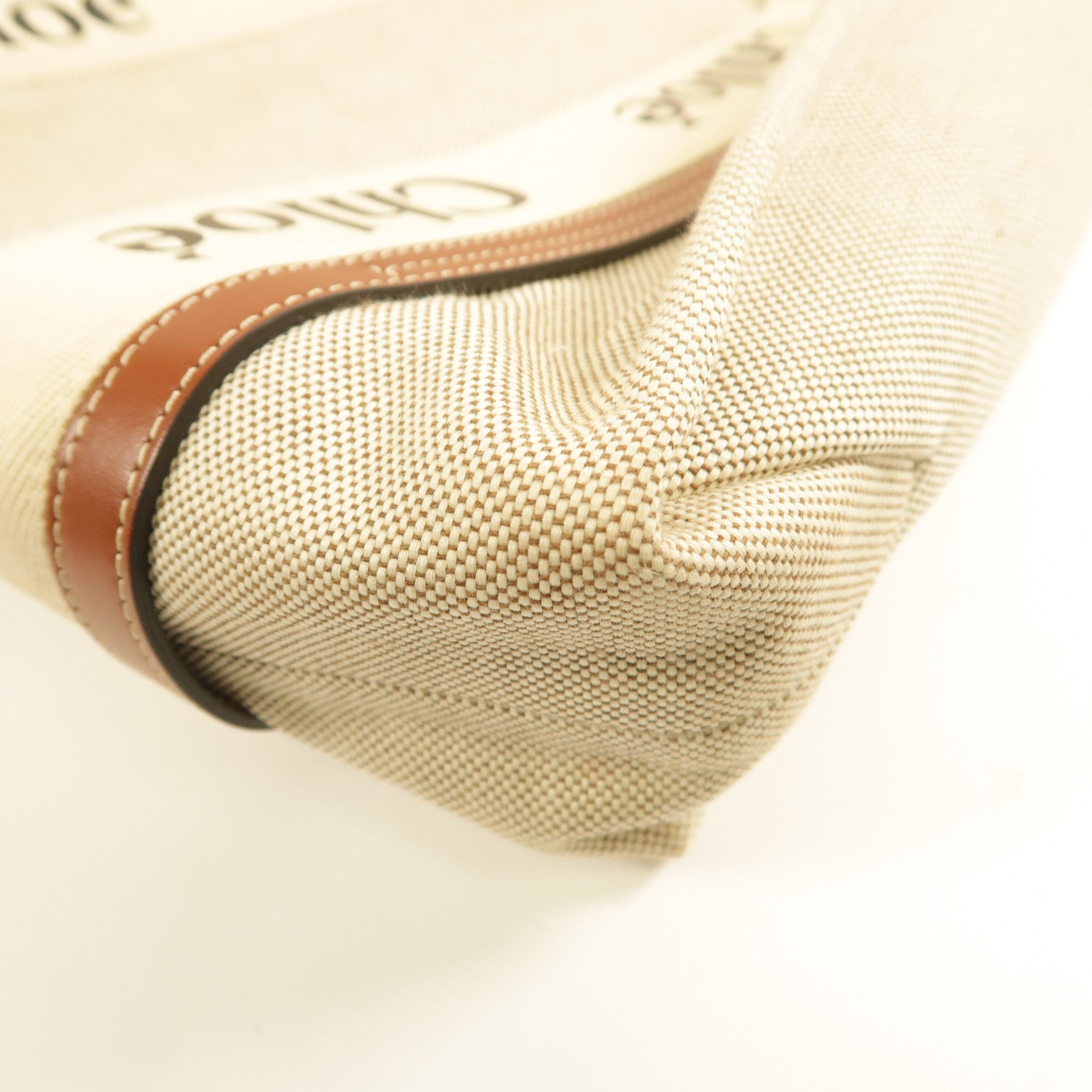 Chloe 帆布Woody Tote手挽袋