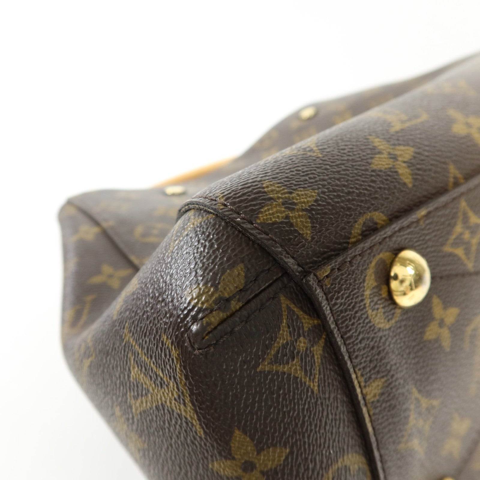 LOUIS VUITTON Monogram Montaigne MM金扣手挽肩背兩用袋