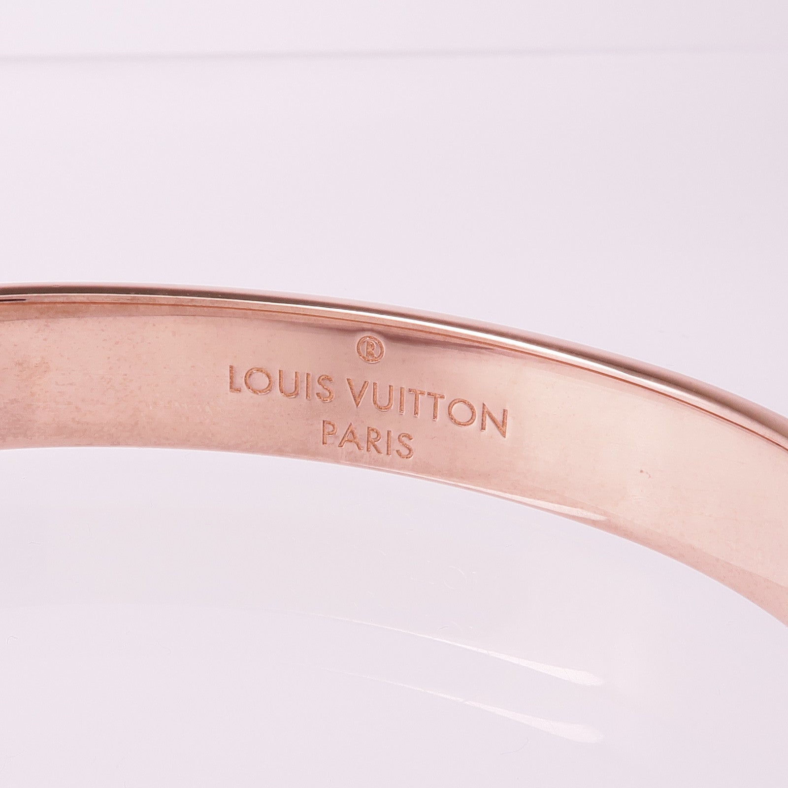 LOUIS VUITTON 金屬Nanogram Cuff手鐲