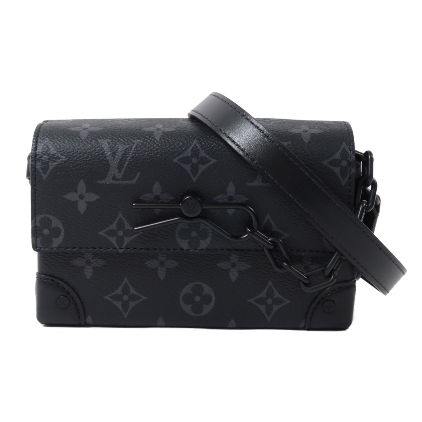 LOUIS VUITTON Monogram Eclipse Steamer Wearable Wallet肩背袋