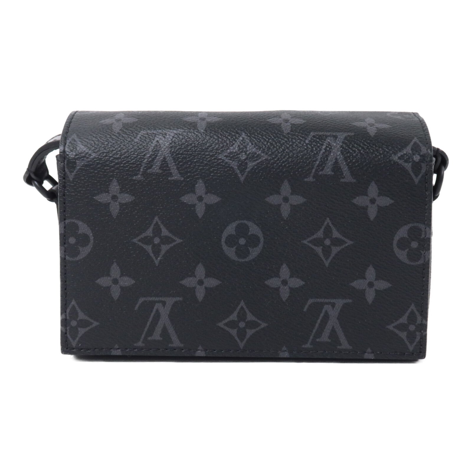 LOUIS VUITTON Monogram Eclipse Steamer Wearable Wallet肩背袋
