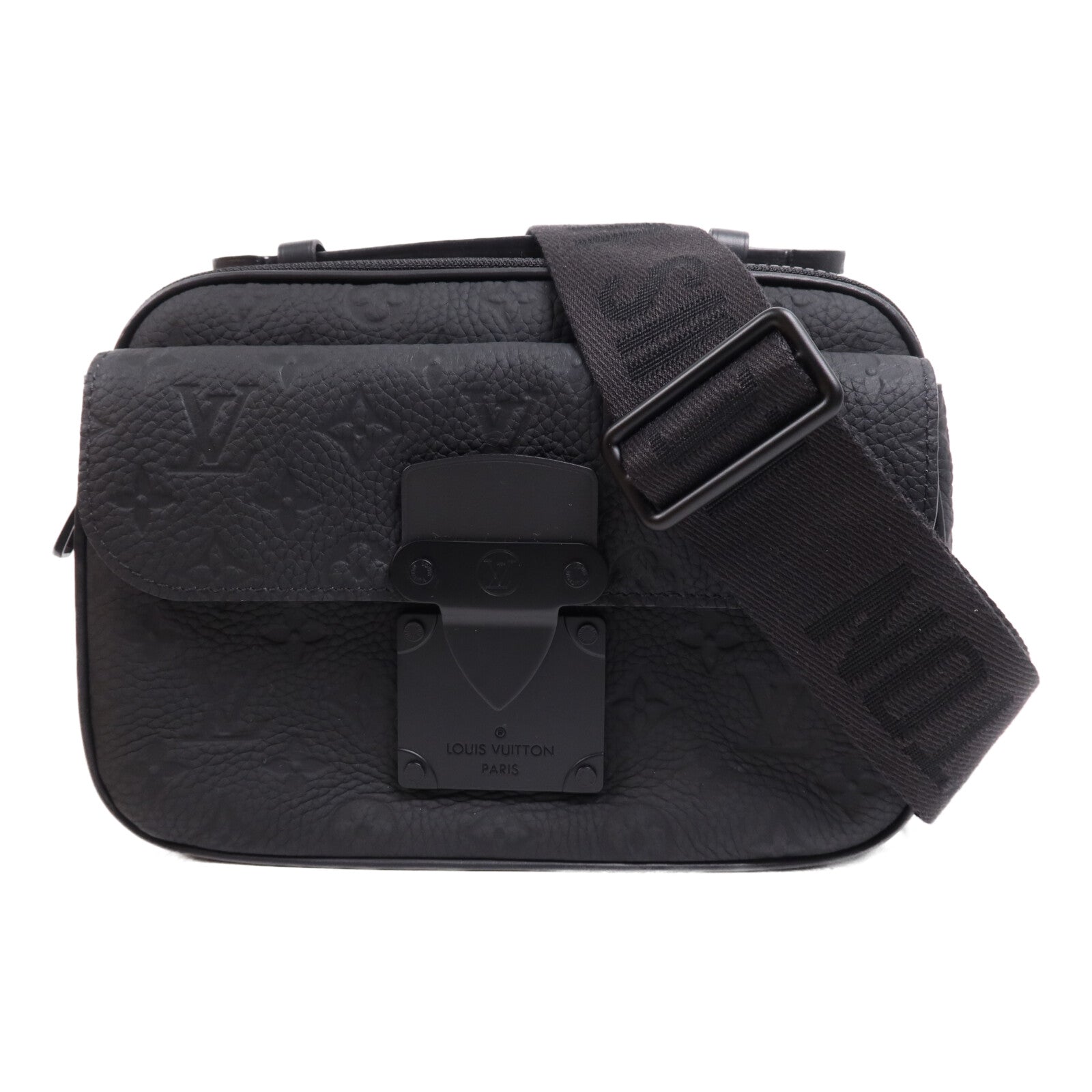 LOUIS VUITTON Monogram Taurillon S Lock肩背袋