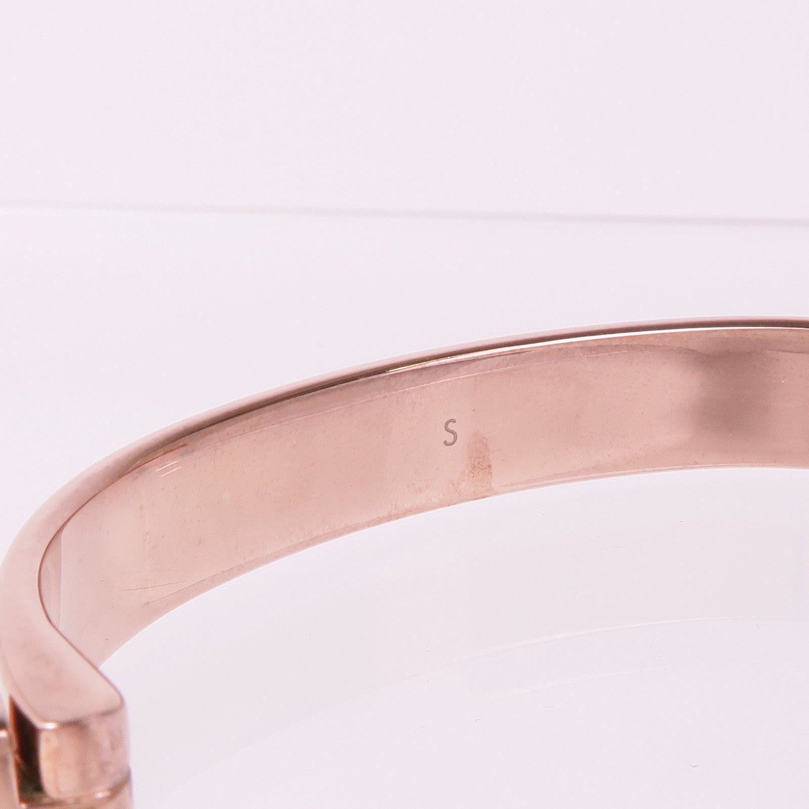 LOUIS VUITTON 金屬Nanogram Cuff手鐲