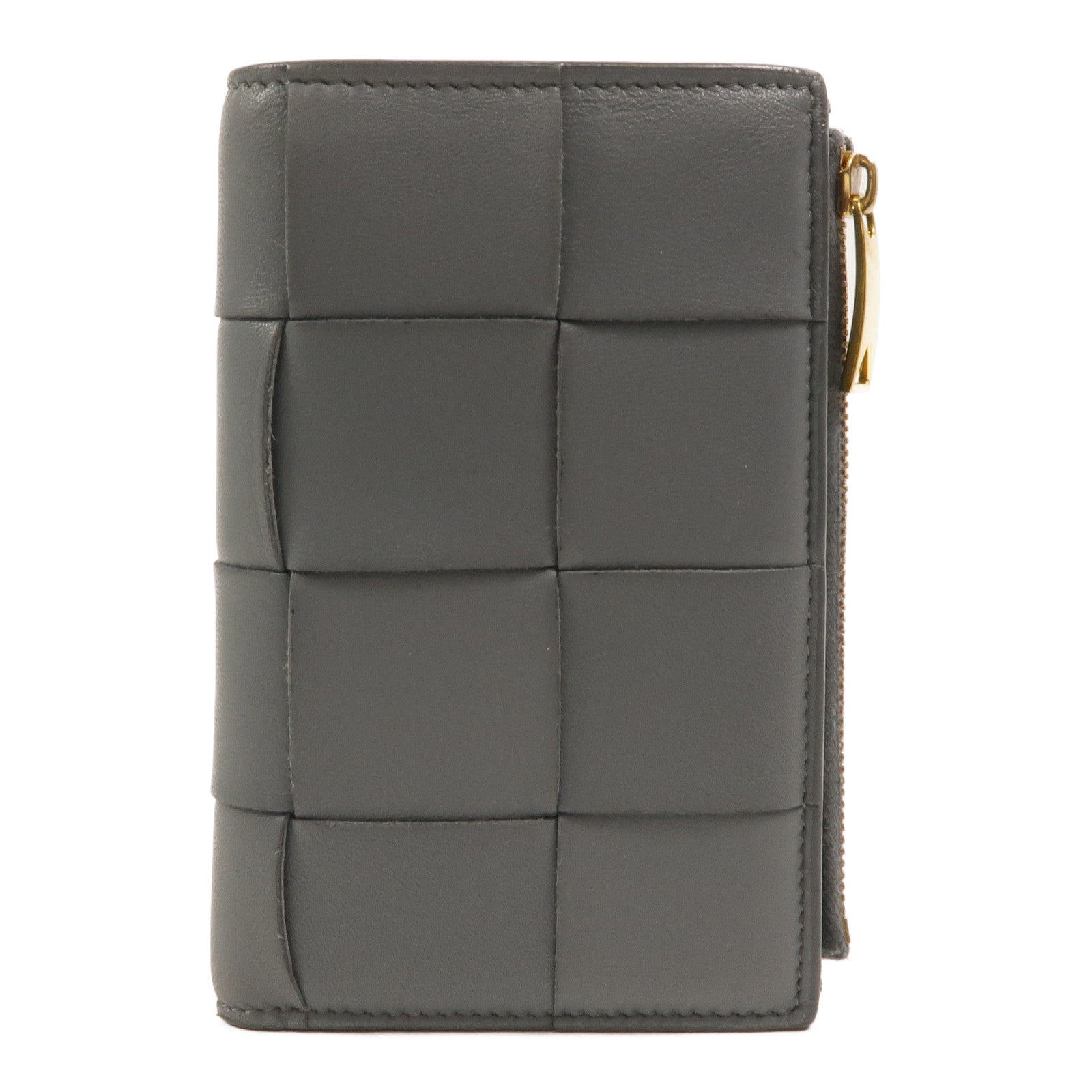 BOTTEGA VENETA 羊皮皮革Cassette Bi-Fold Zip Wallet長錢包