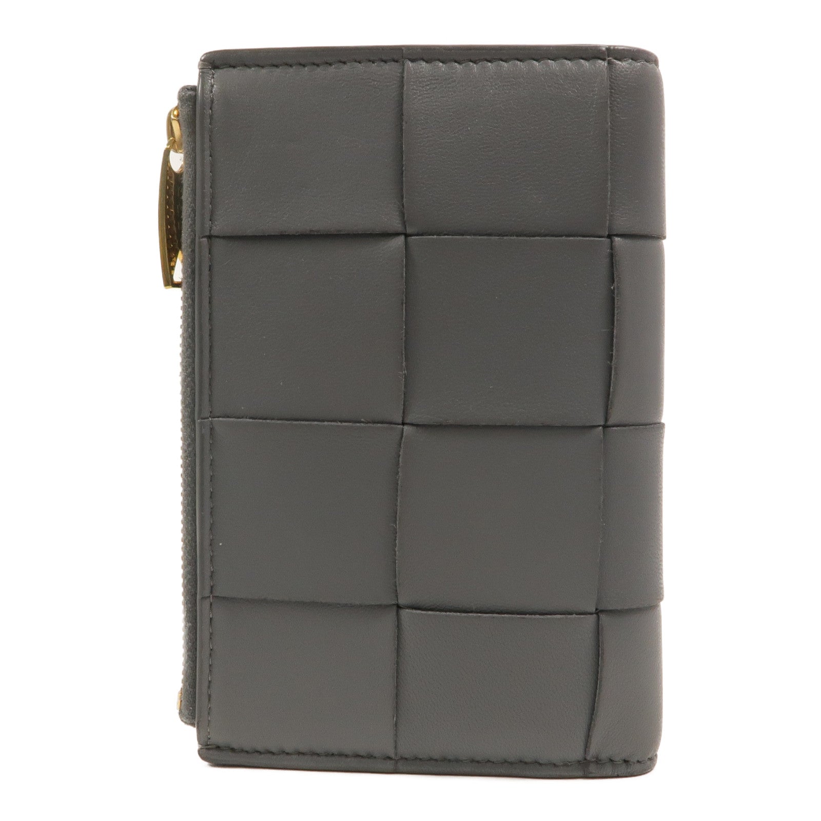 BOTTEGA VENETA 羊皮皮革Cassette Bi-Fold Zip Wallet長錢包
