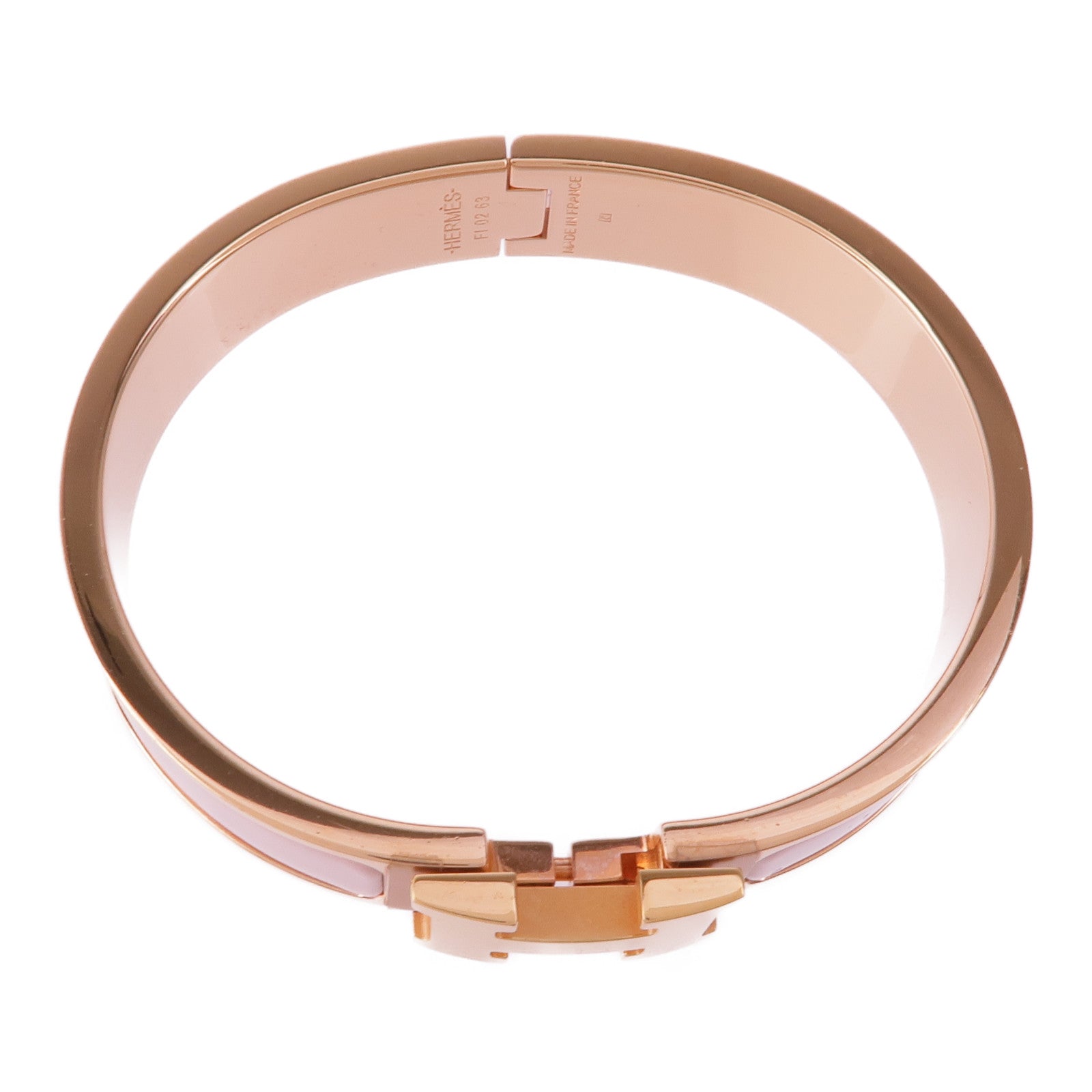 HERMES 琺瑯/金屬Clic H手鐲