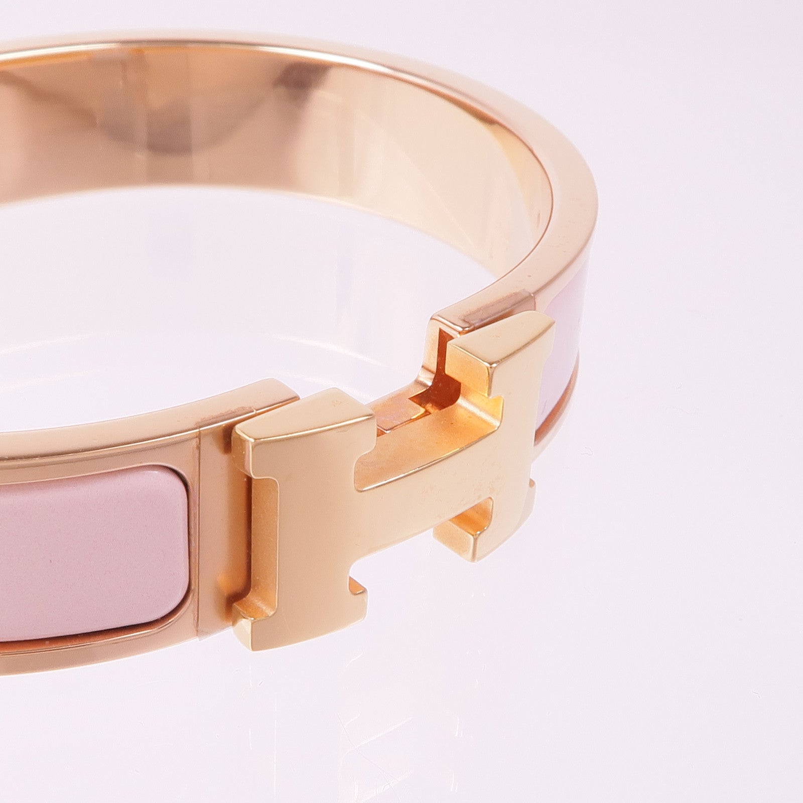 HERMES 琺瑯/金屬Clic H手鐲