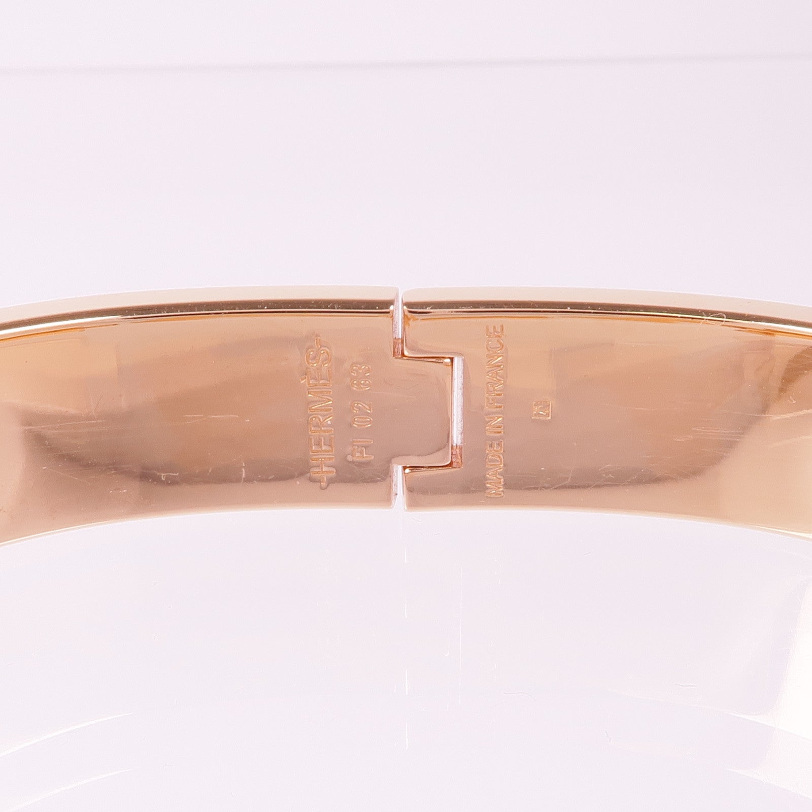 HERMES 琺瑯/金屬Clic H手鐲