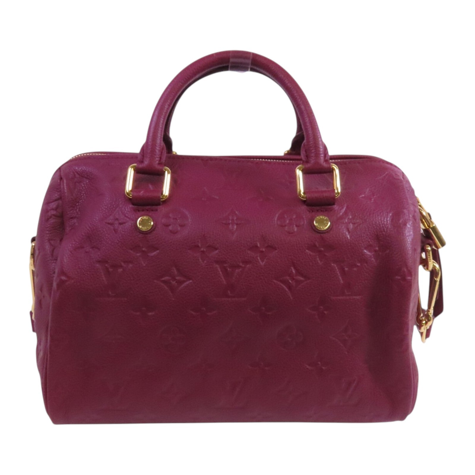 LOUIS VUITTON Monogram Empreinte Speedy Bandouliere 25金扣手挽肩背兩用袋