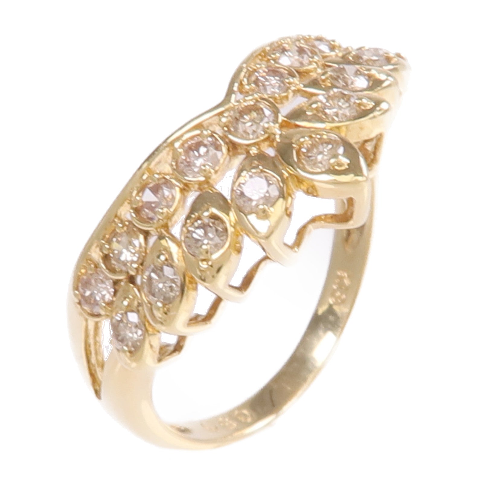 JEWELRY 18K黃金Diamond Ring鑽石戒指US#6