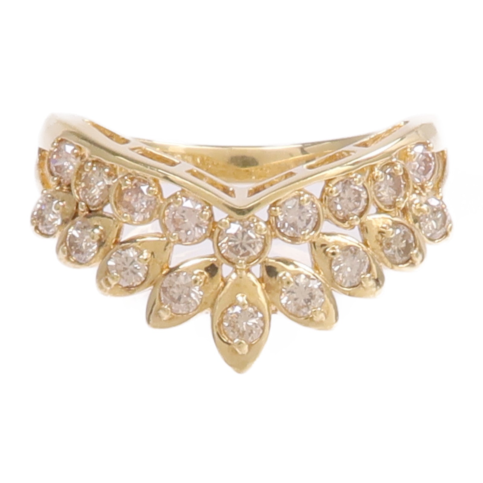 JEWELRY 18K黃金Diamond Ring鑽石戒指US#6