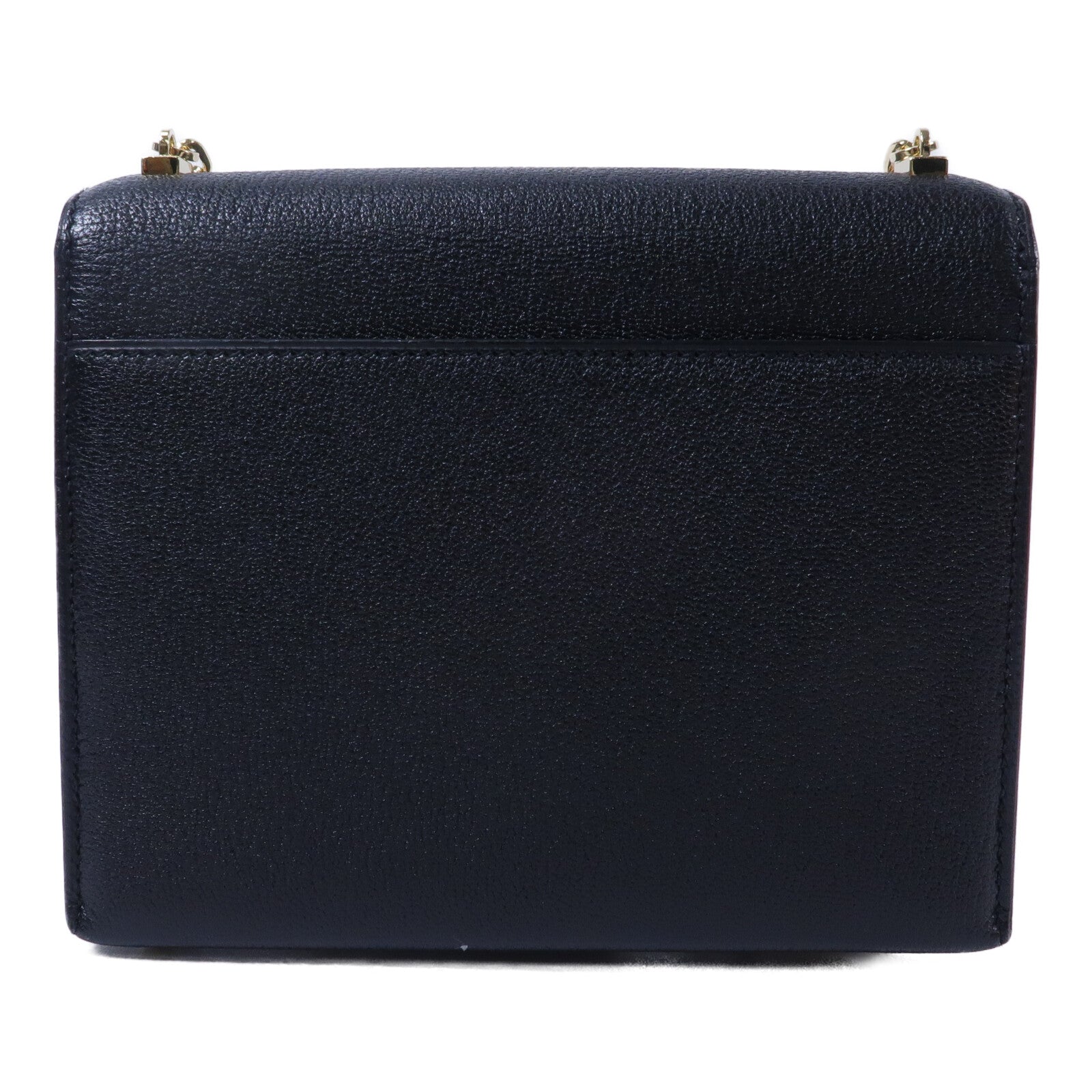 HERMES Chevre皮革Mini Verrou鏈帶肩背袋Noir