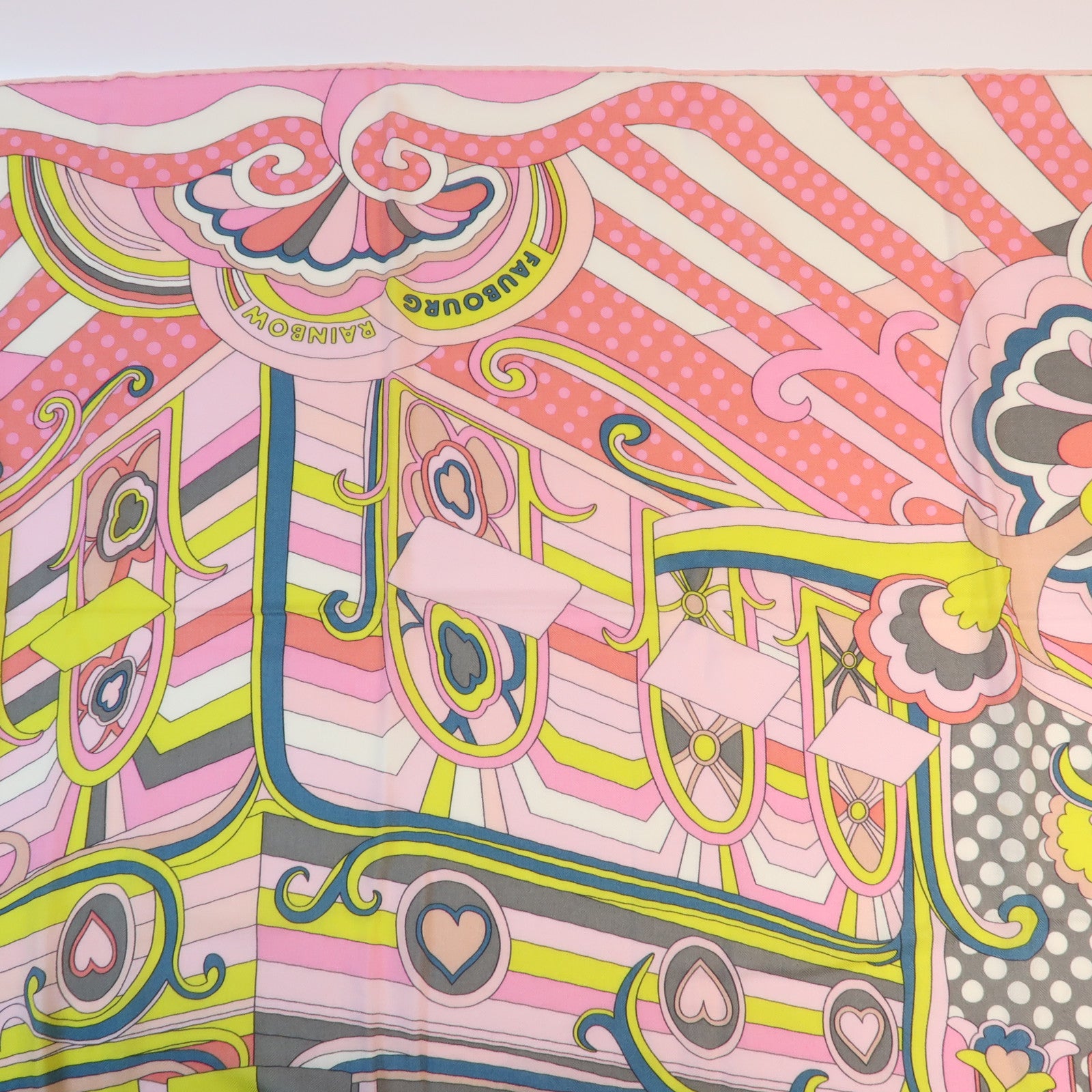 HERMES 羊絨Scarf圍巾Pink