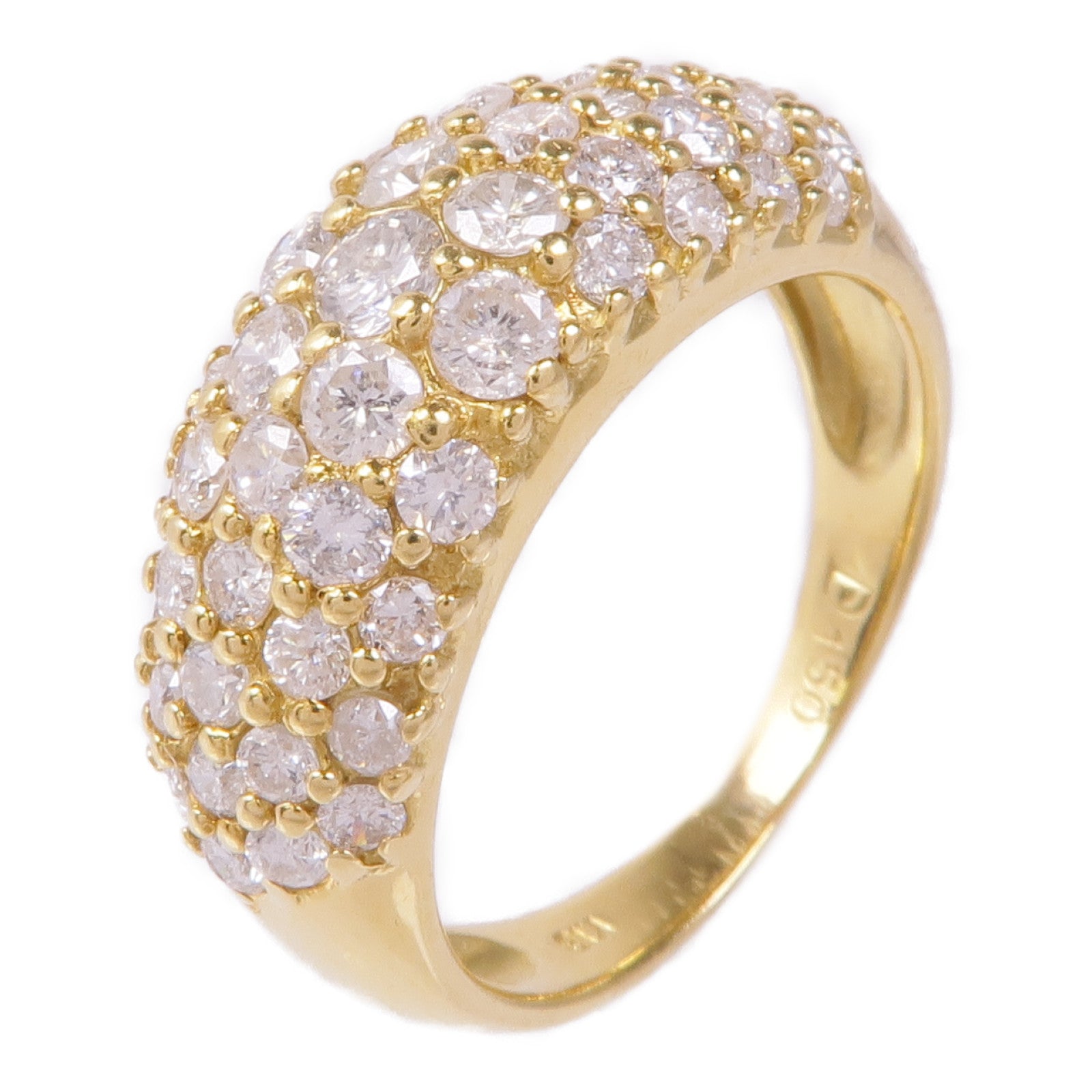 JEWELRY 【激減優惠】18K黃金Diamond Ring鑽石戒指US#6