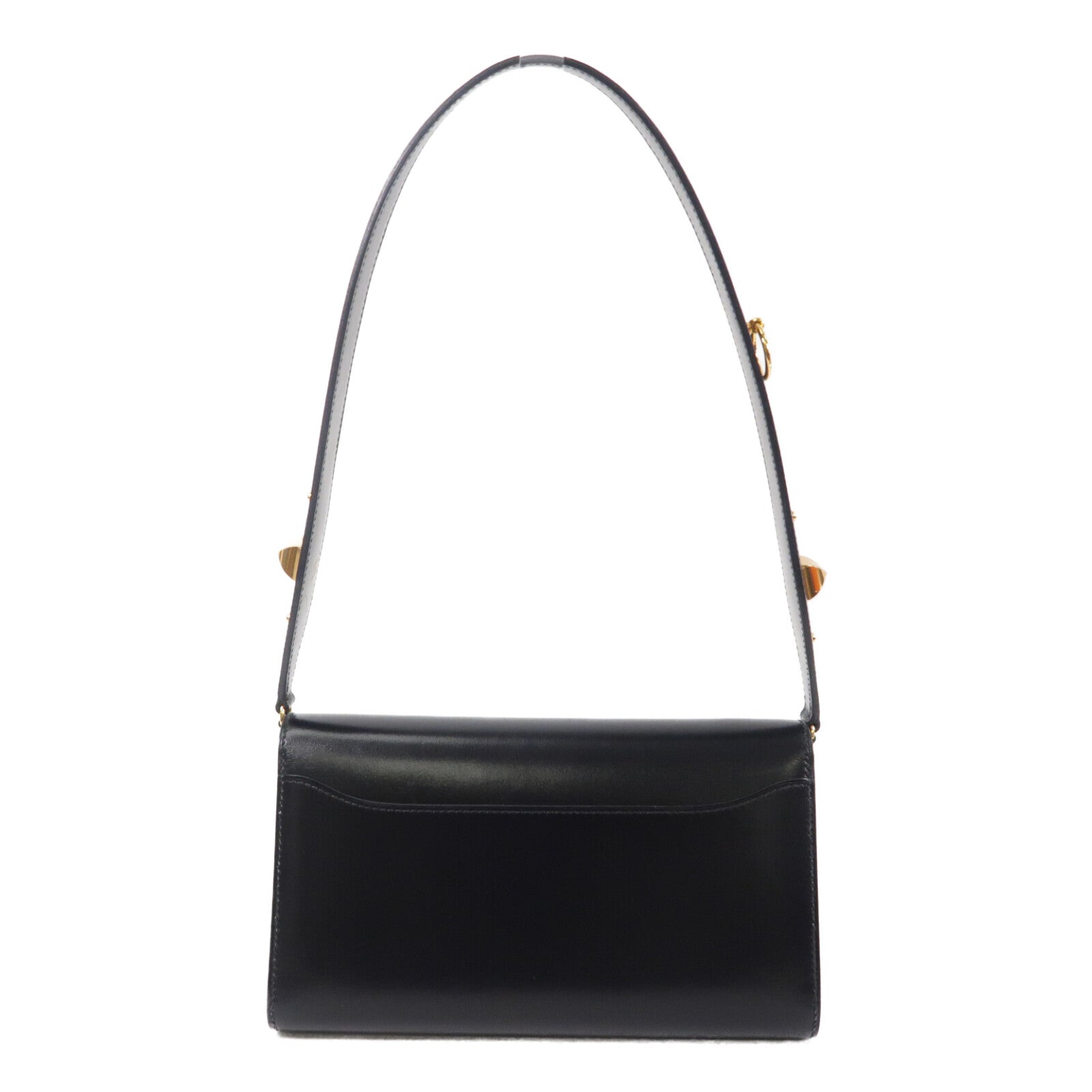 HERMES Box Calf皮革Constance To Go Rock肩背袋Noir