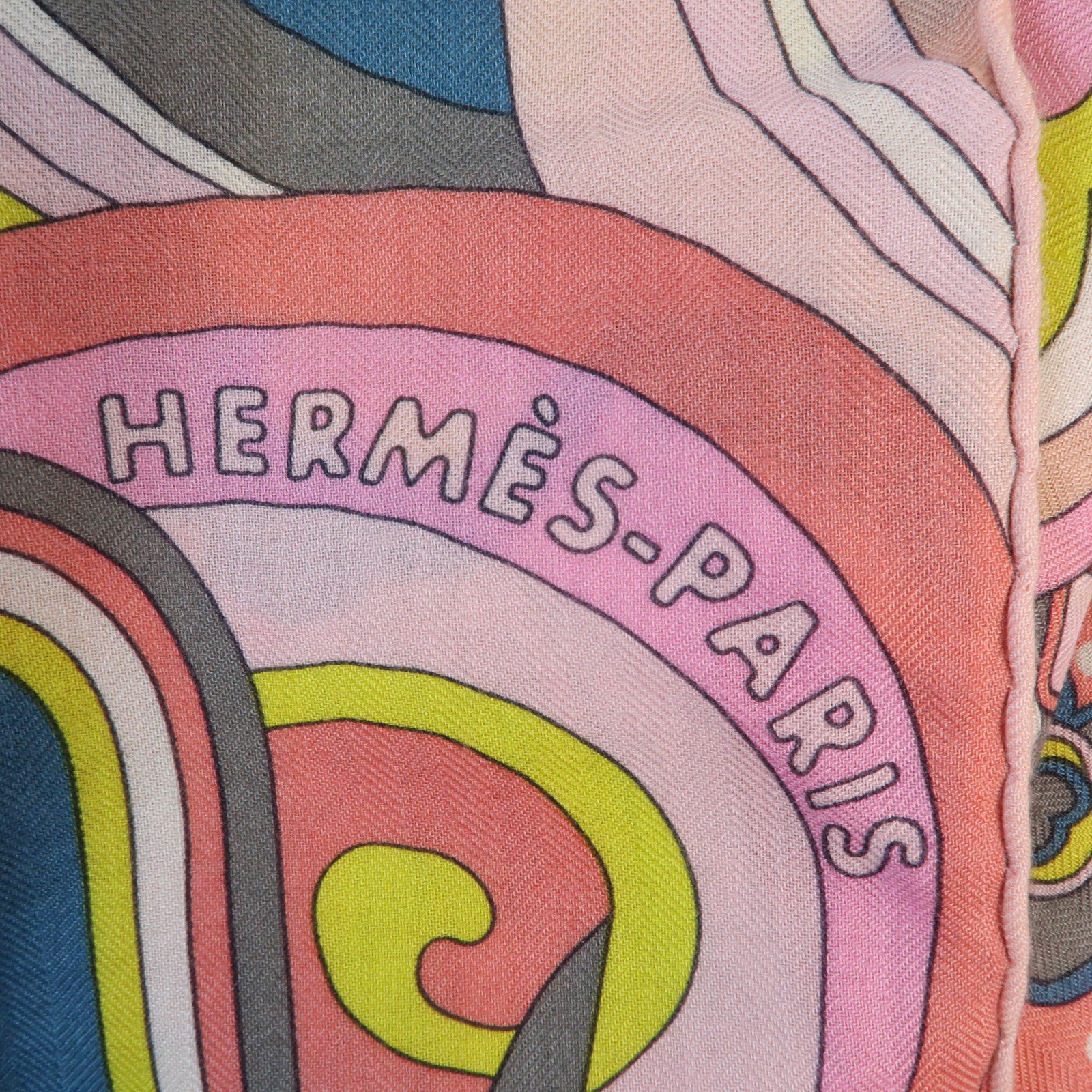 HERMES 羊絨Scarf圍巾Pink