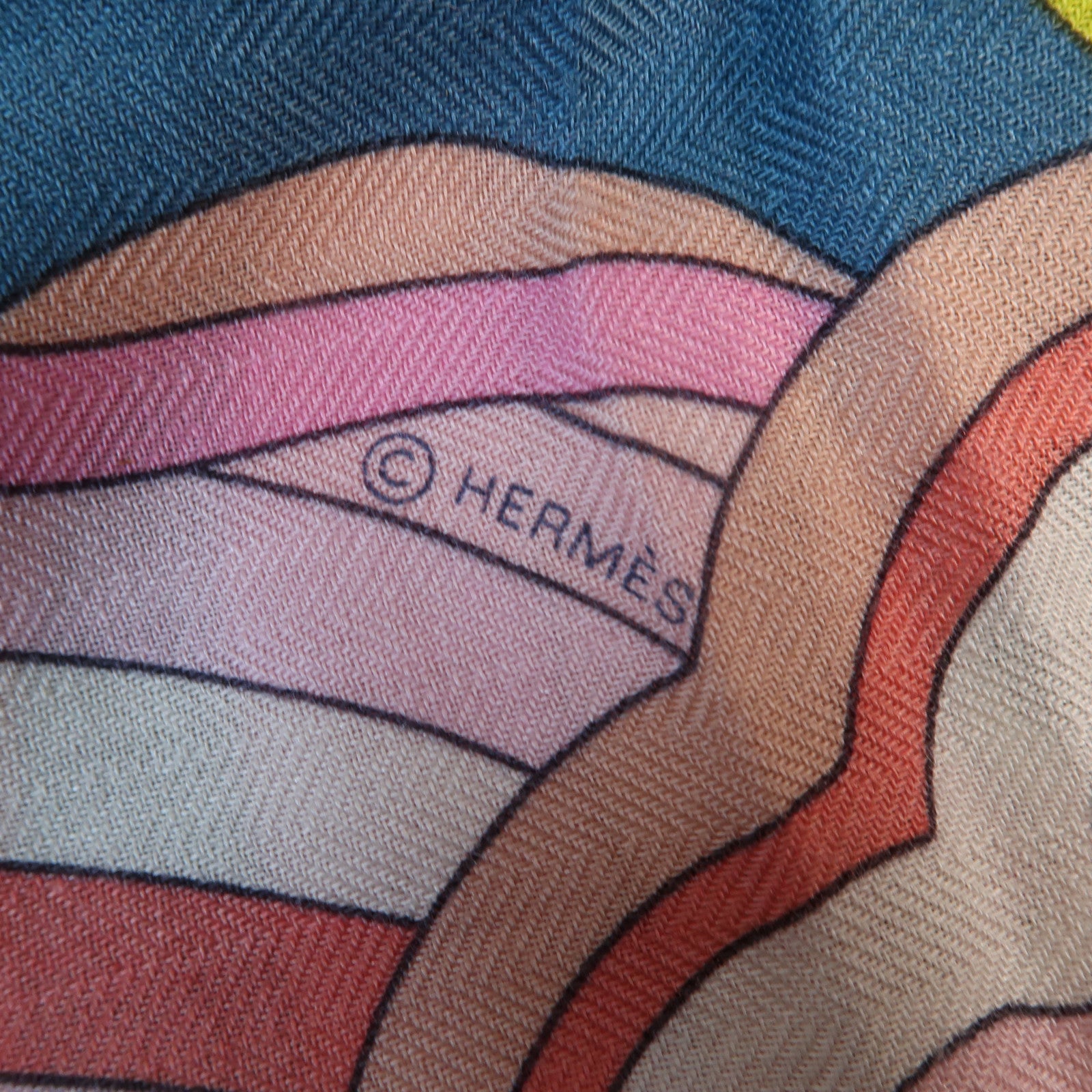 HERMES 羊絨Scarf圍巾Pink