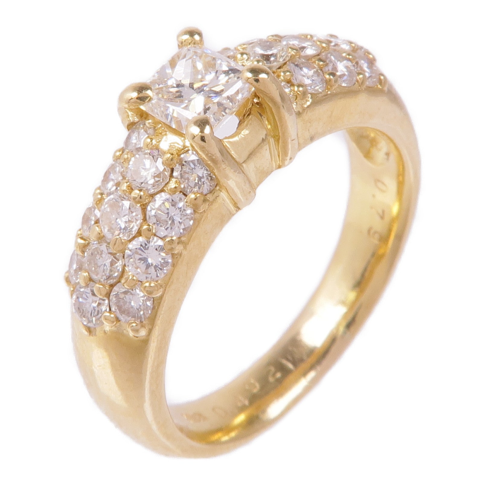 JEWELRY 18K黃金Diamond Ring鑽石戒指US#6.25