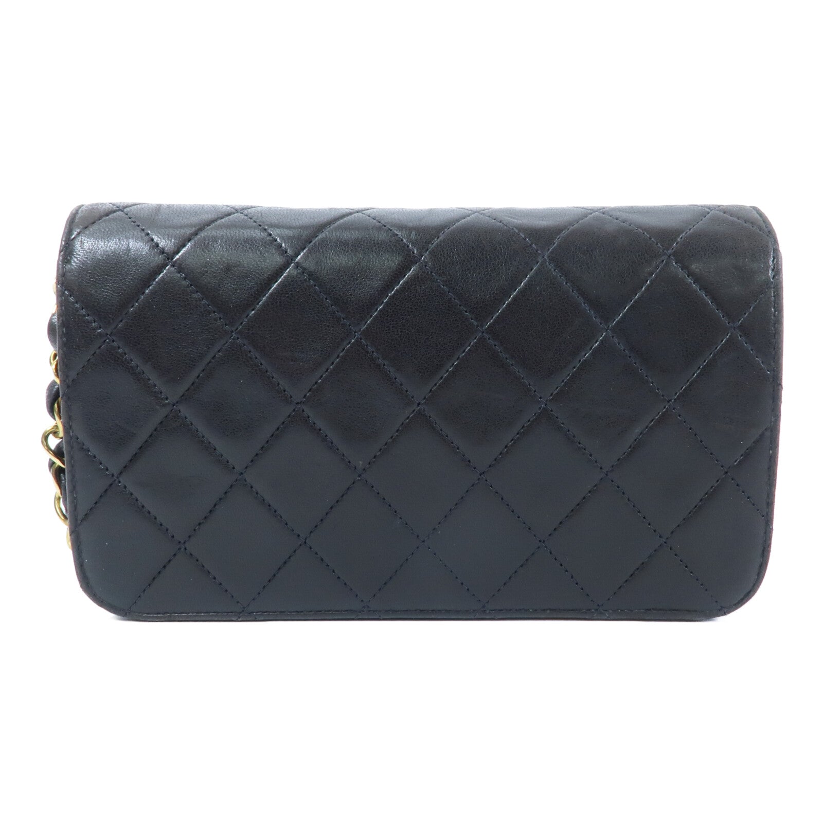CHANEL 羊皮皮革Vintage Chain Shoulder鏈帶肩背袋