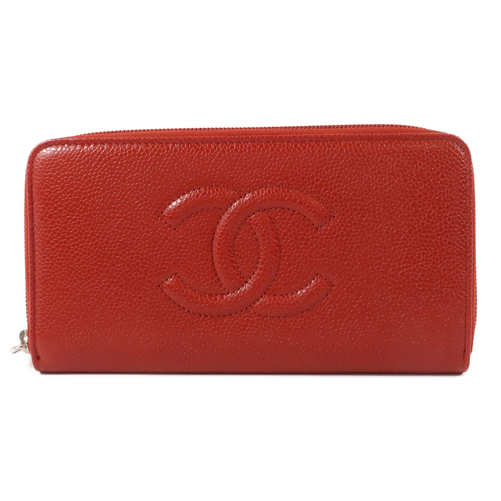 CHANEL 牛皮皮革Timeless CC Zipper Wallet長錢包