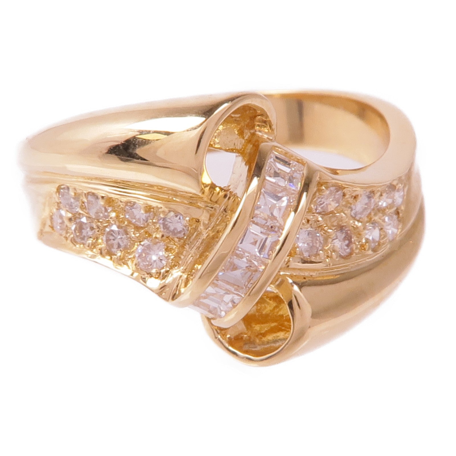 JEWELRY 18K玫瑰金Diamond Ring鑽石戒指US#6.5