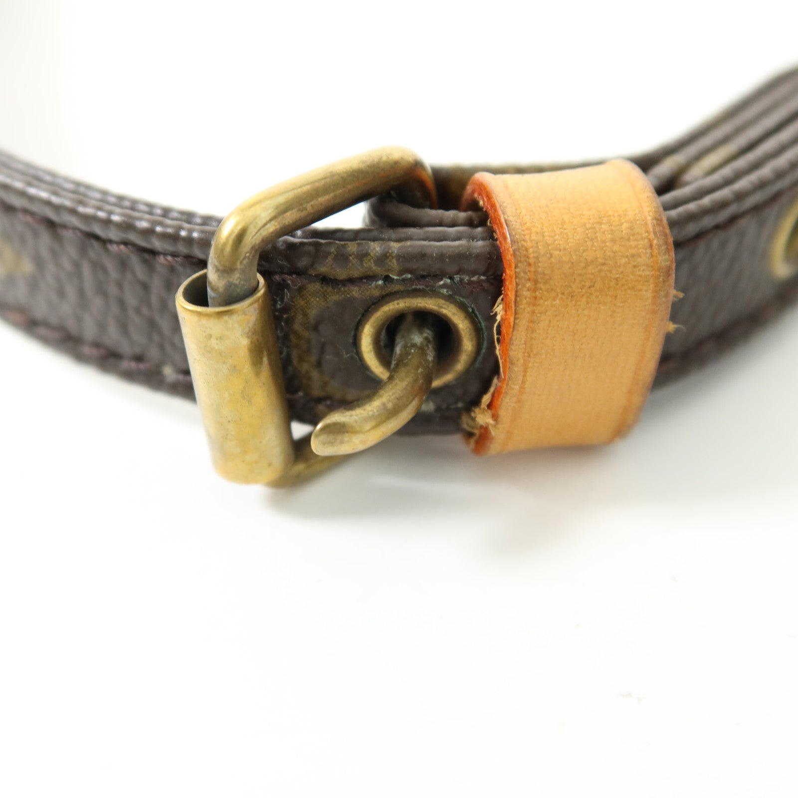 LOUIS VUITTON Monogram Marly Bandouliere金扣肩背袋棕色