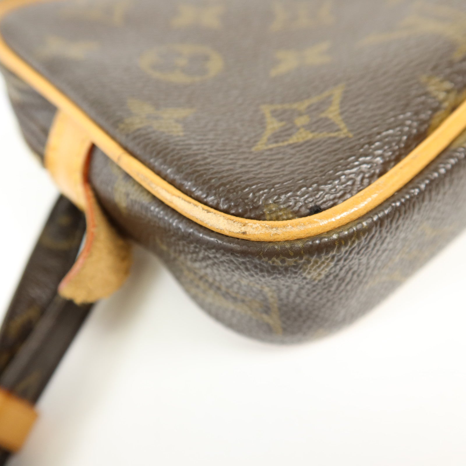 LOUIS VUITTON Monogram Marly Bandouliere金扣肩背袋棕色