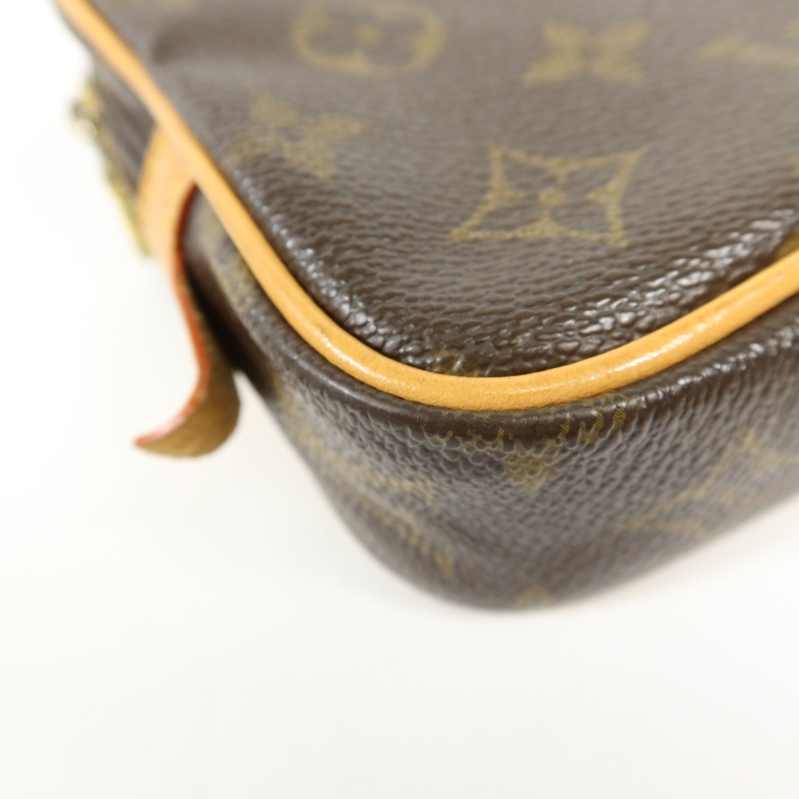 LOUIS VUITTON Monogram Marly Bandouliere金扣肩背袋棕色