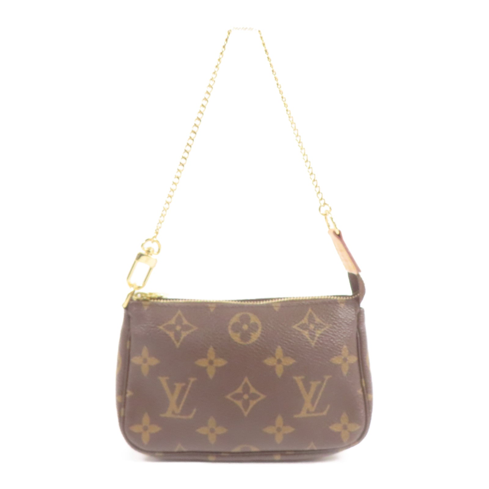LOUIS VUITTON LV GHW Mini Pochette Accessoires Handbag M58009 Monogram Brown
