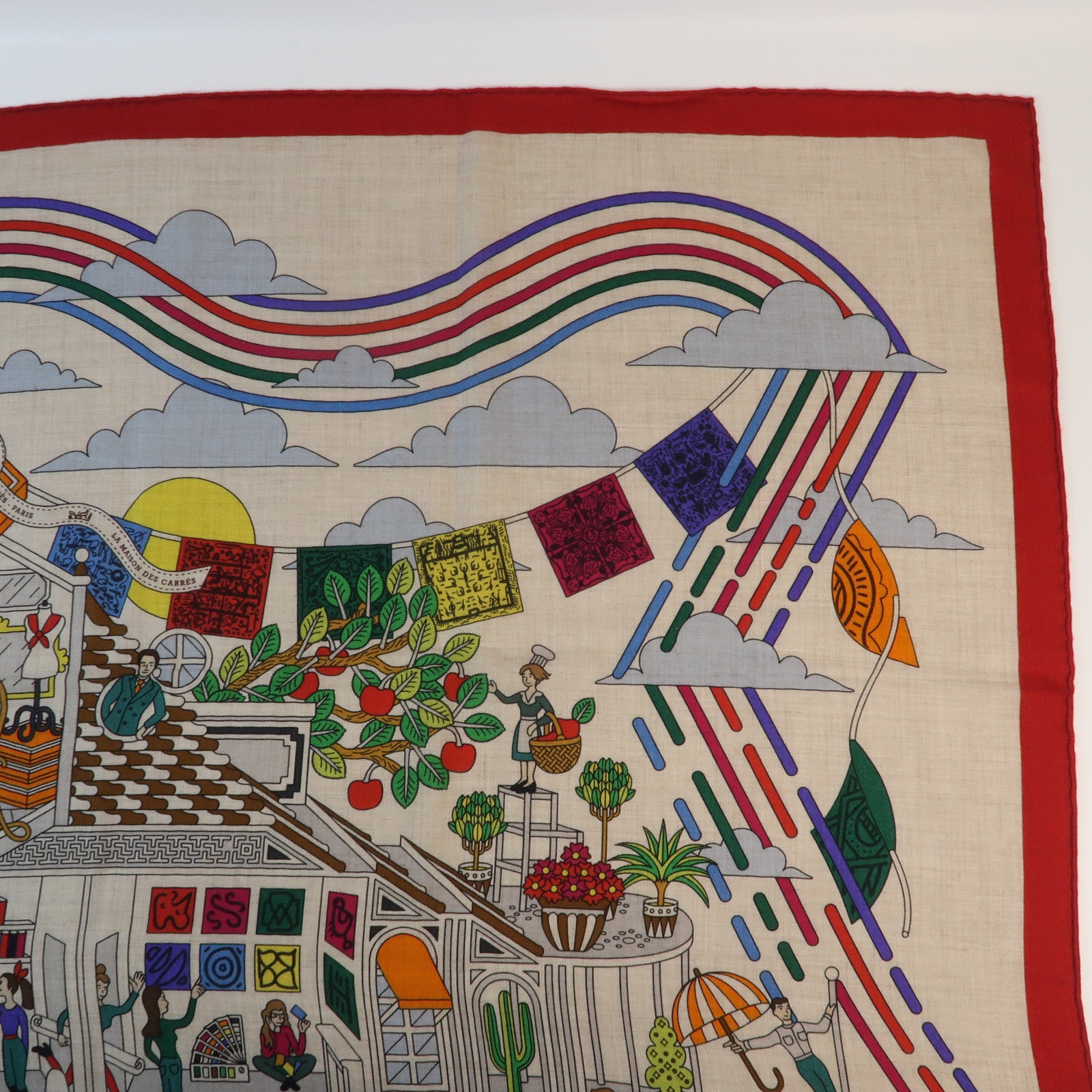 HERMES 羊絨Scarf圍巾Beige