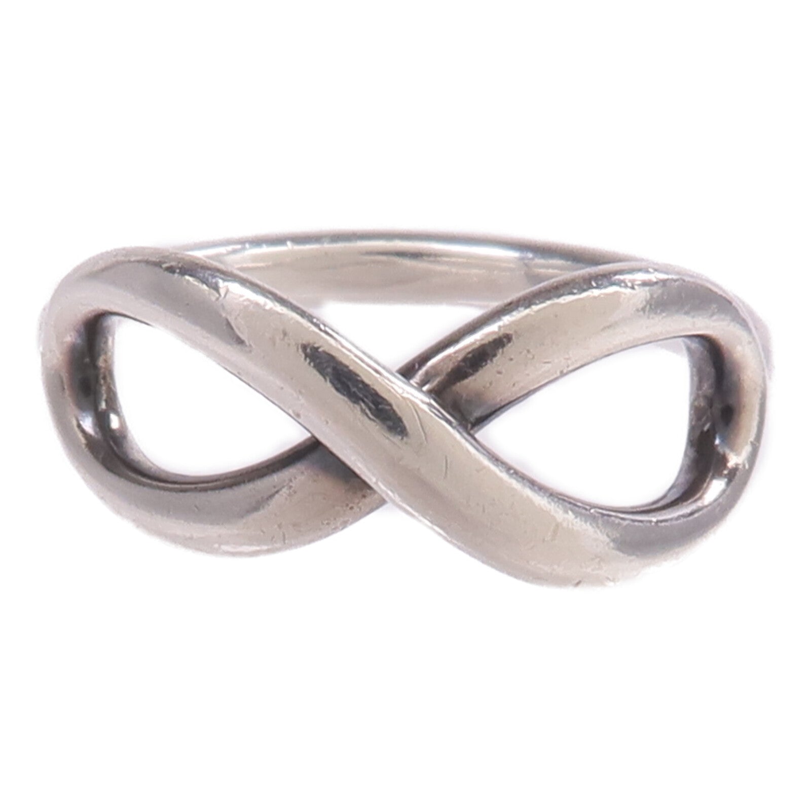 TIFFANY&CO 925純銀Infinity Ring戒指US#4.5