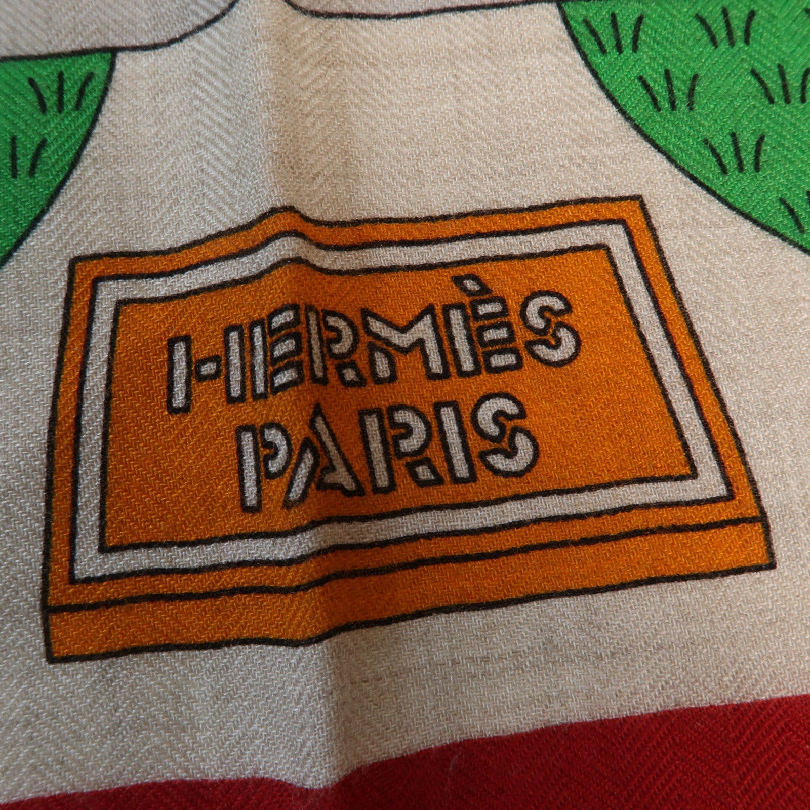 HERMES 羊絨Scarf圍巾Beige