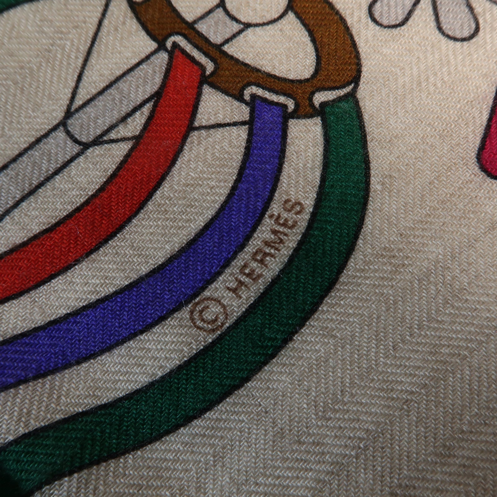 HERMES 羊絨Scarf圍巾Beige