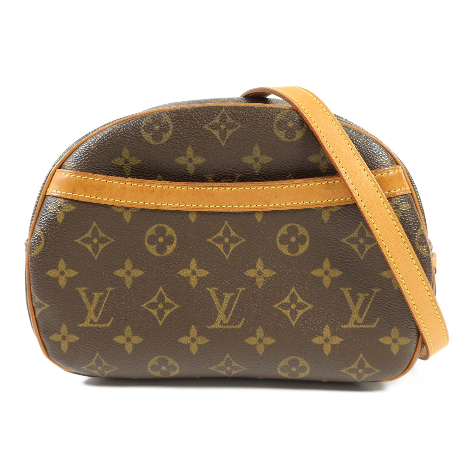 LOUIS VUITTON Monogram Blois金扣肩背袋棕色