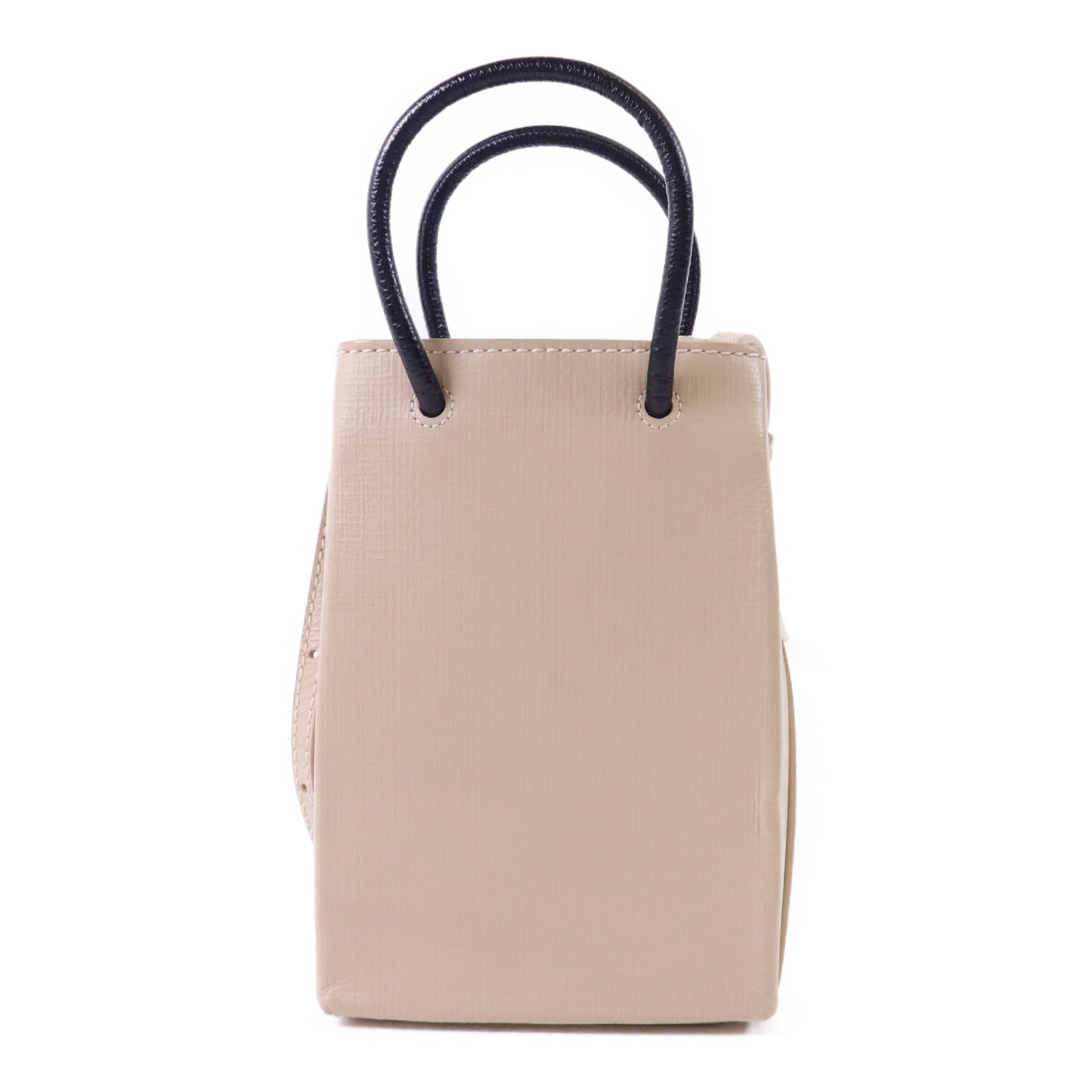BALENCIAGA 【激減優惠】牛皮皮革Phone Holder銀扣手挽肩背兩用袋