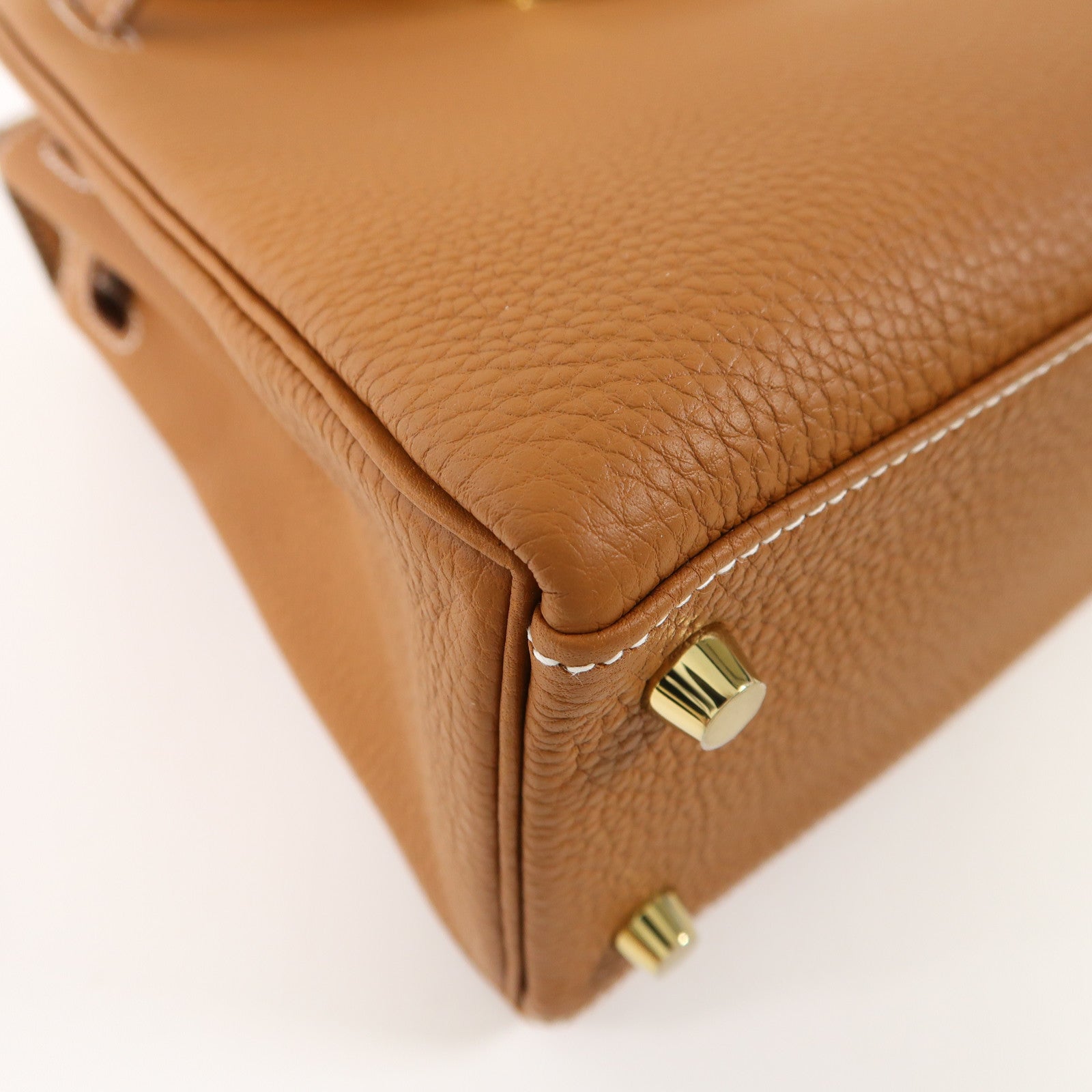 HERMES 【激減優惠】Togo皮革Kelly 25金扣手挽肩背兩用袋37 Gold