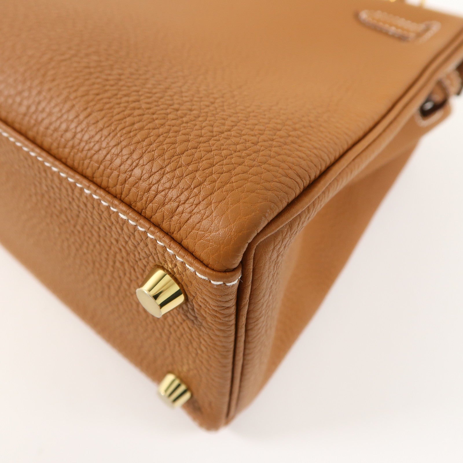 HERMES 【激減優惠】Togo皮革Kelly 25金扣手挽肩背兩用袋37 Gold