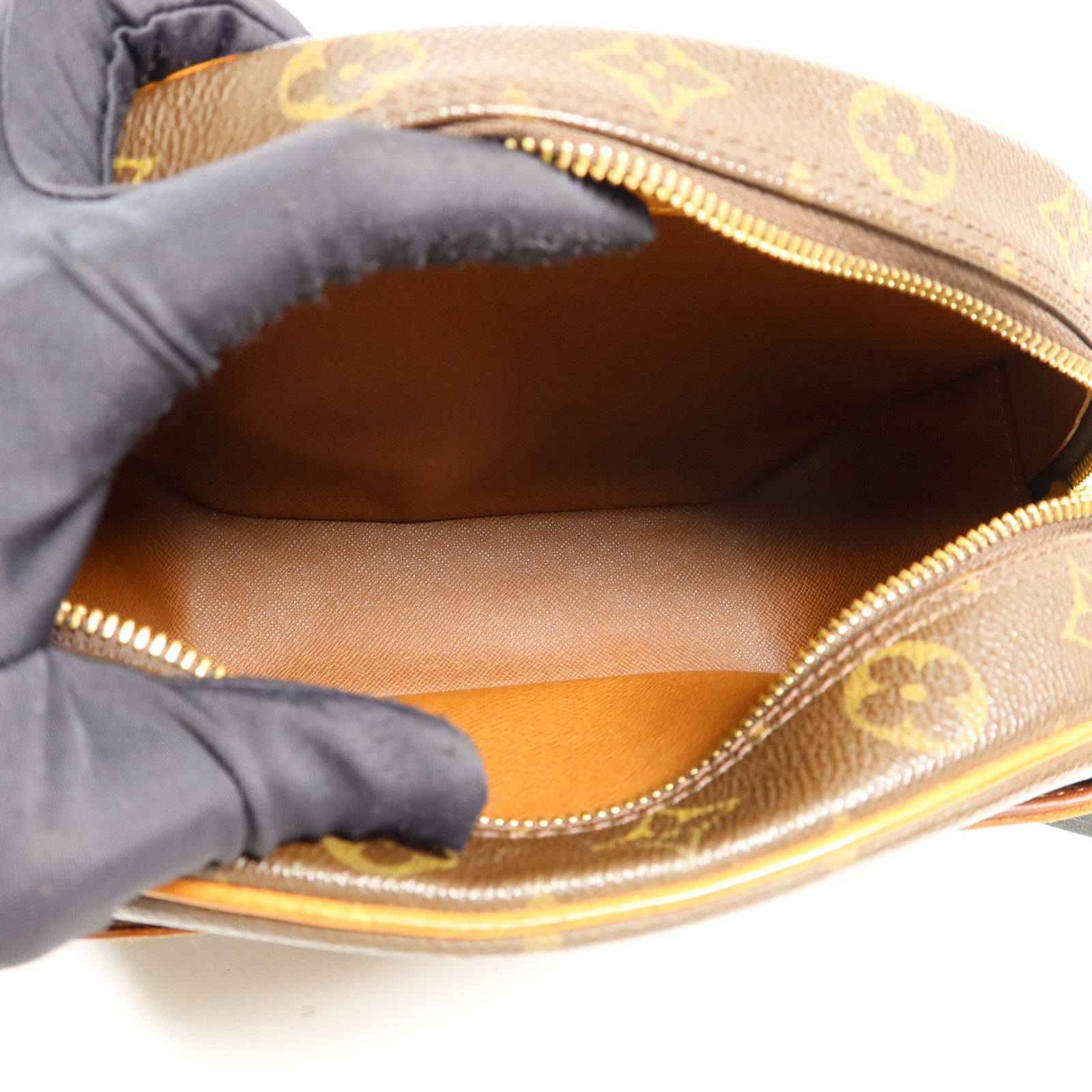 LOUIS VUITTON Monogram Blois金扣肩背袋棕色