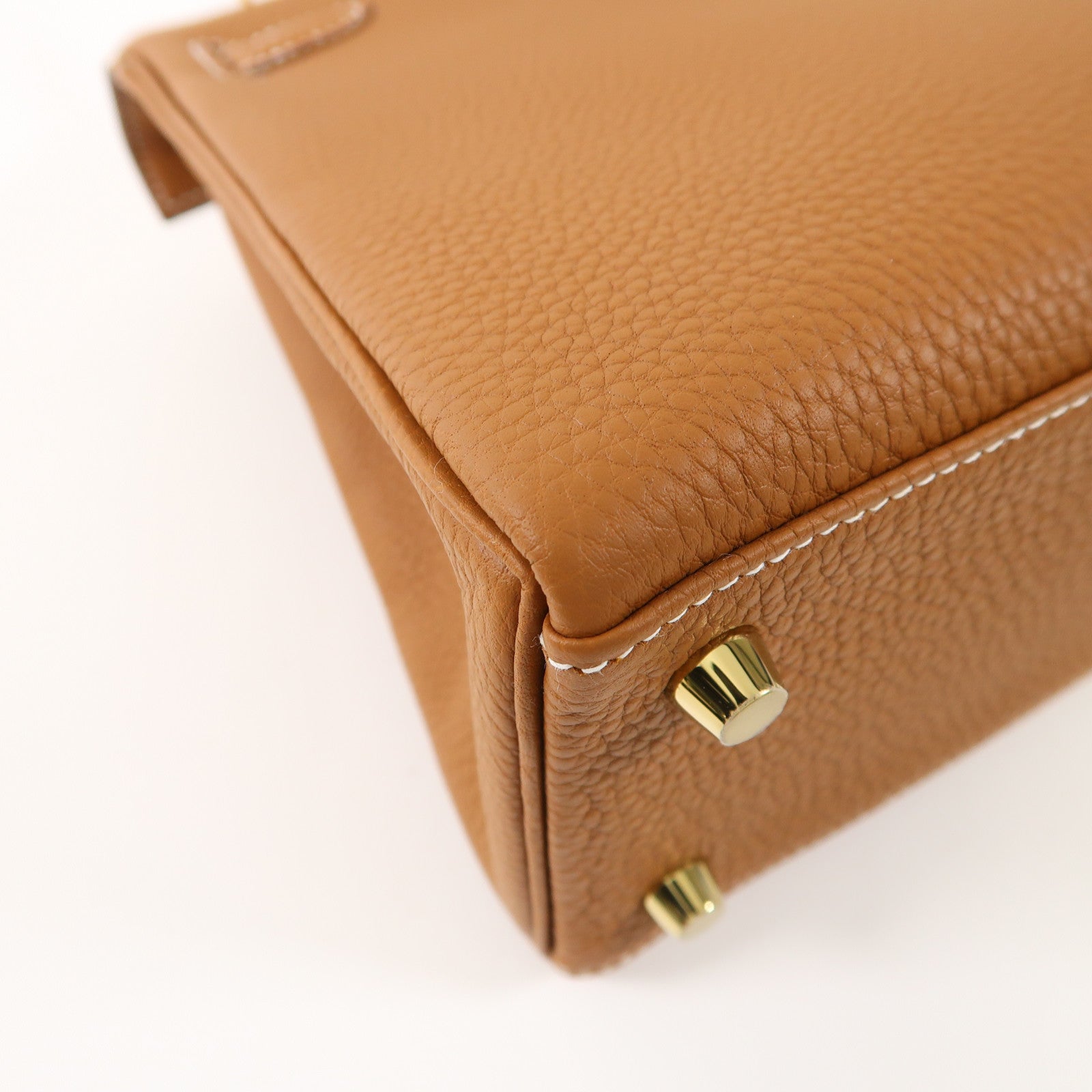 HERMES 【激減優惠】Togo皮革Kelly 25金扣手挽肩背兩用袋37 Gold