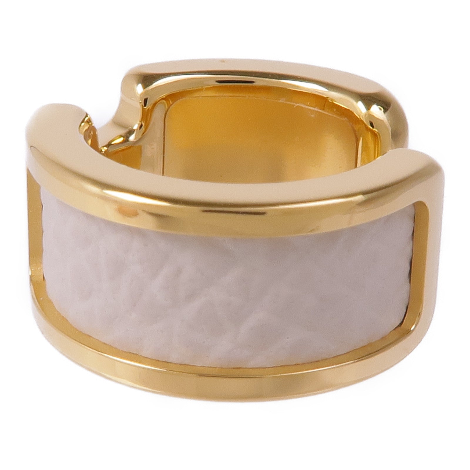 HERMES 金屬/皮革Olympe Ear Cuff耳夾