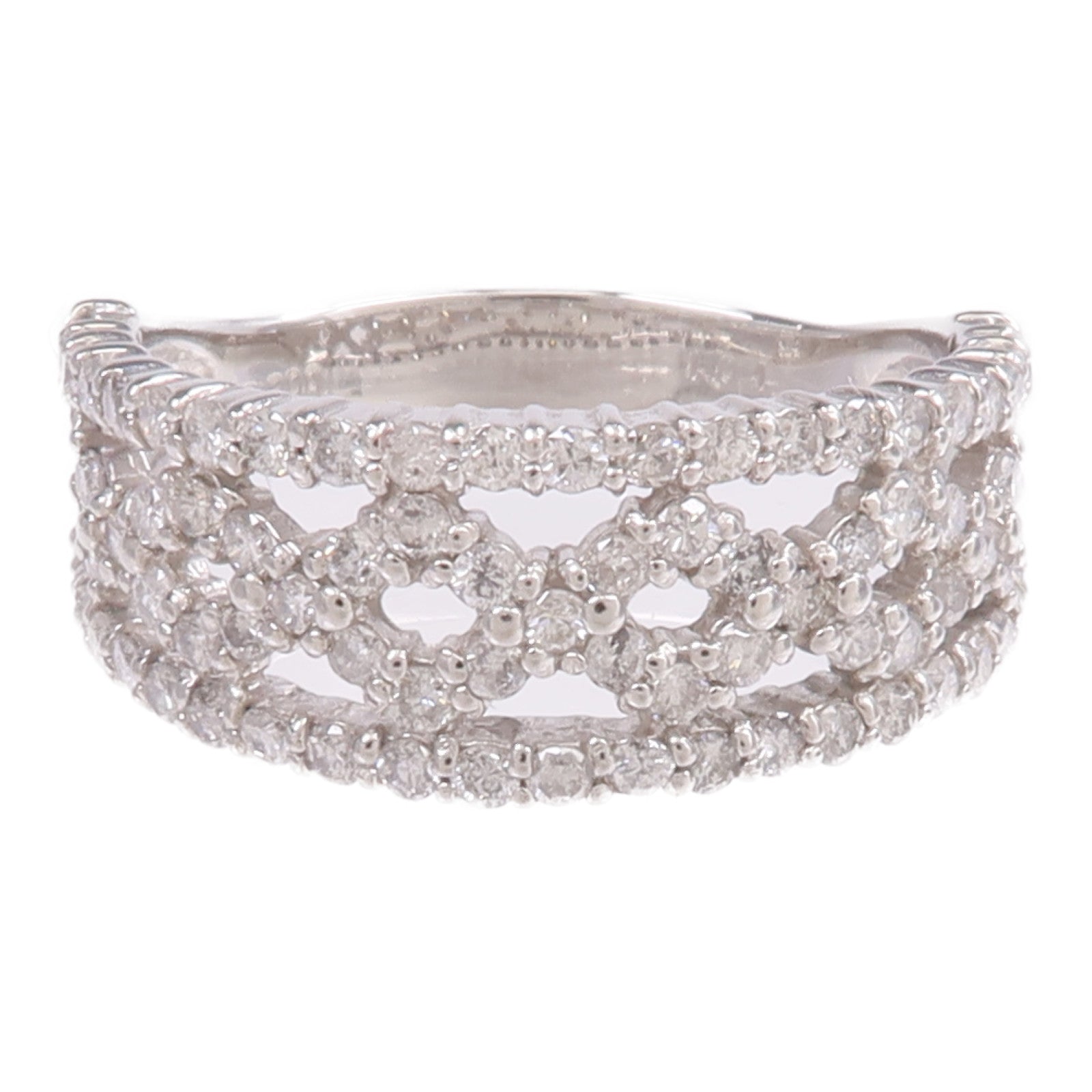 JEWELRY PT900鉑金Diamond Ring鑽石戒指US#8.75