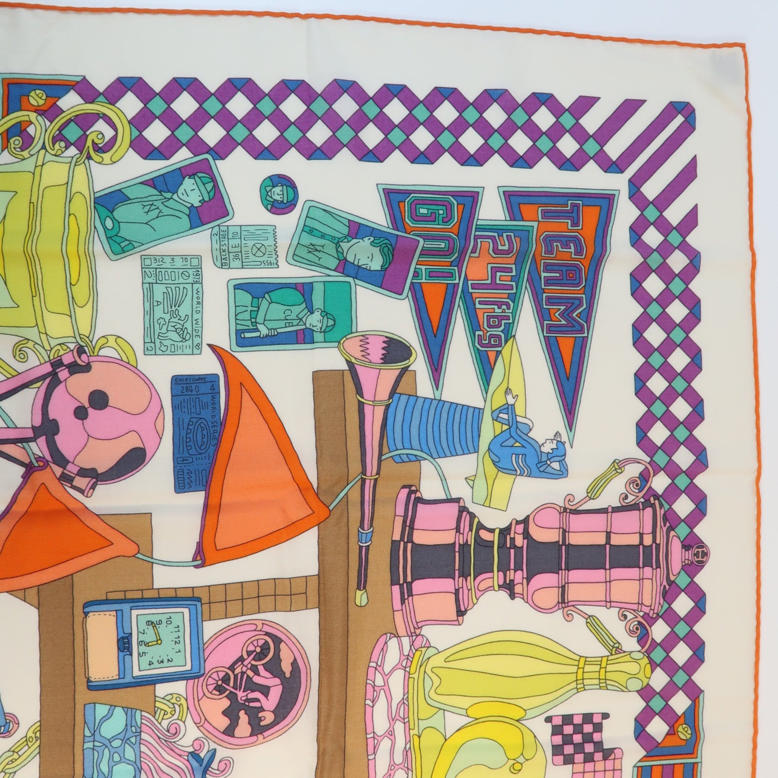 HERMES 羊絨Scarf圍巾Multicolor