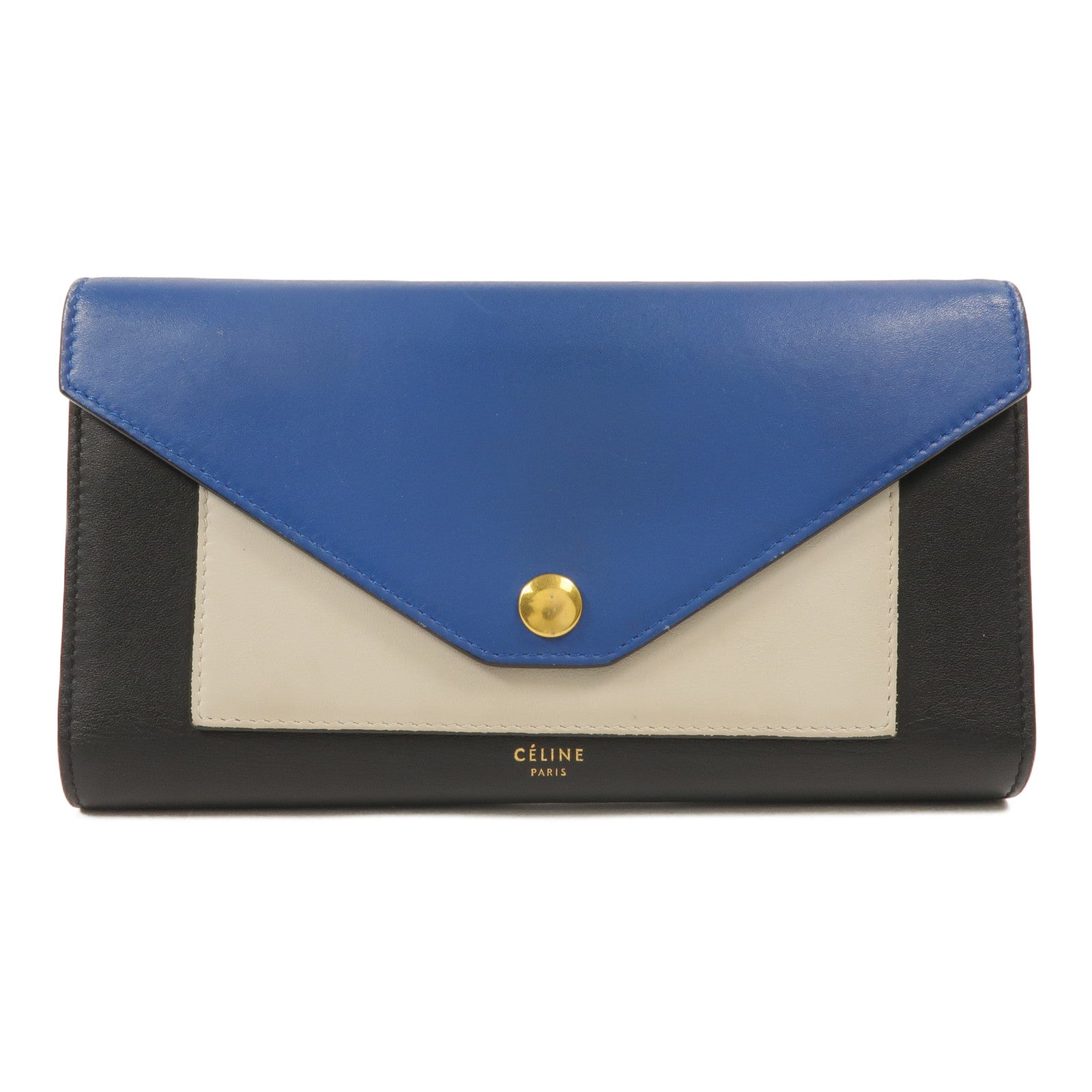 CELINE 牛皮皮革Envelope Long Wallet長錢包