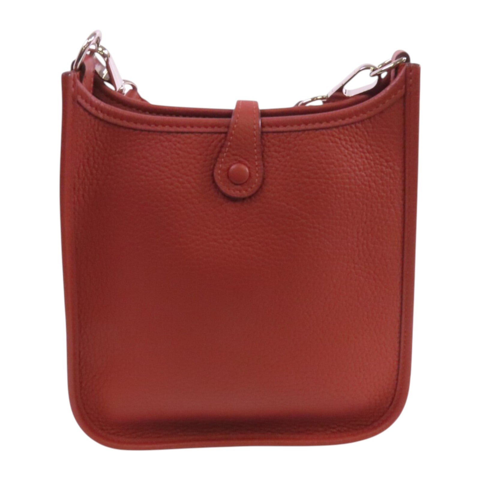 HERMES Clemence皮革Evelyne TPM銀扣肩背袋