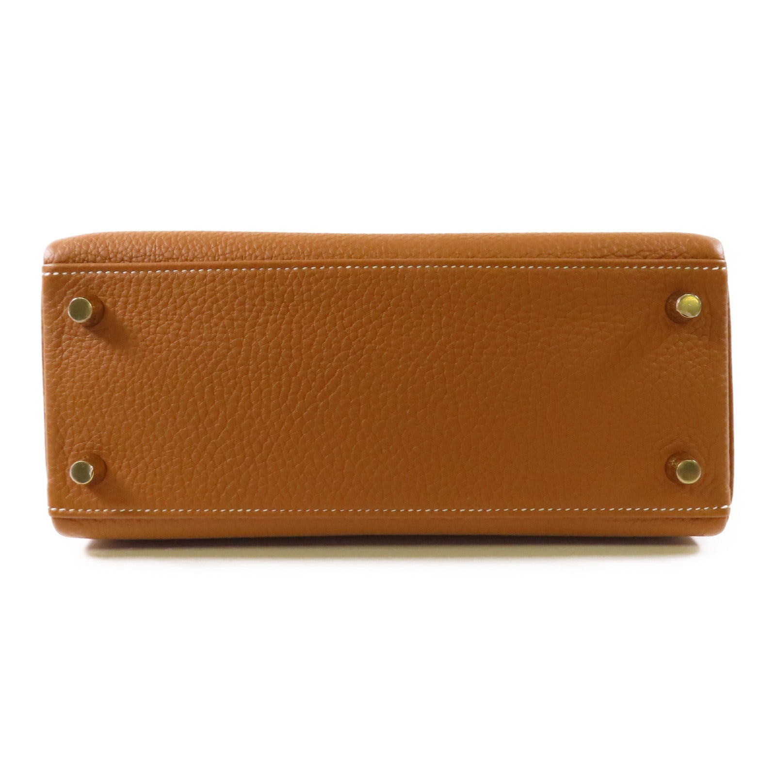 HERMES (PRICE DOWN) GHW Kelly 25 2way Shoulder Bag Togo Leather Gold