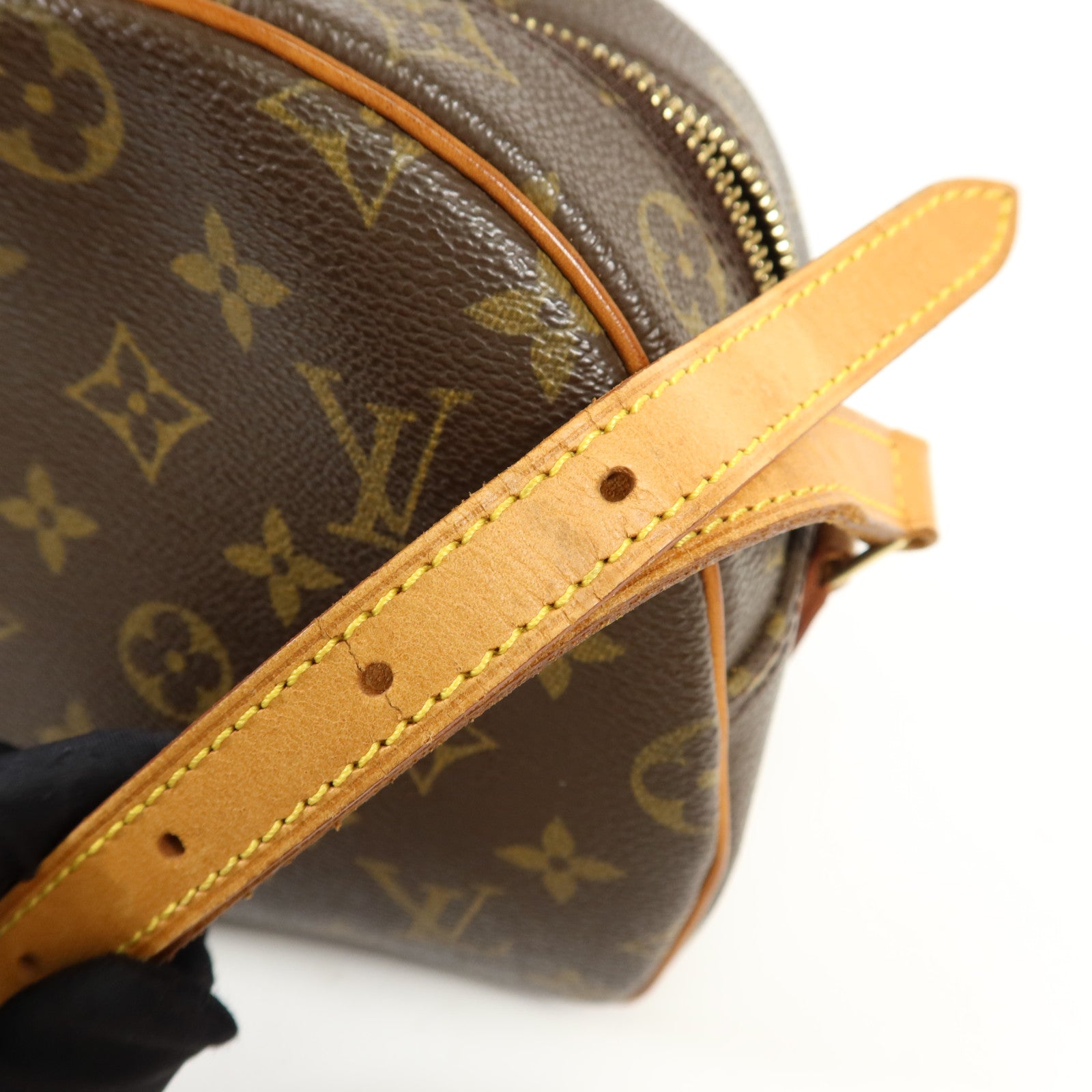 LOUIS VUITTON Monogram Blois金扣肩背袋棕色