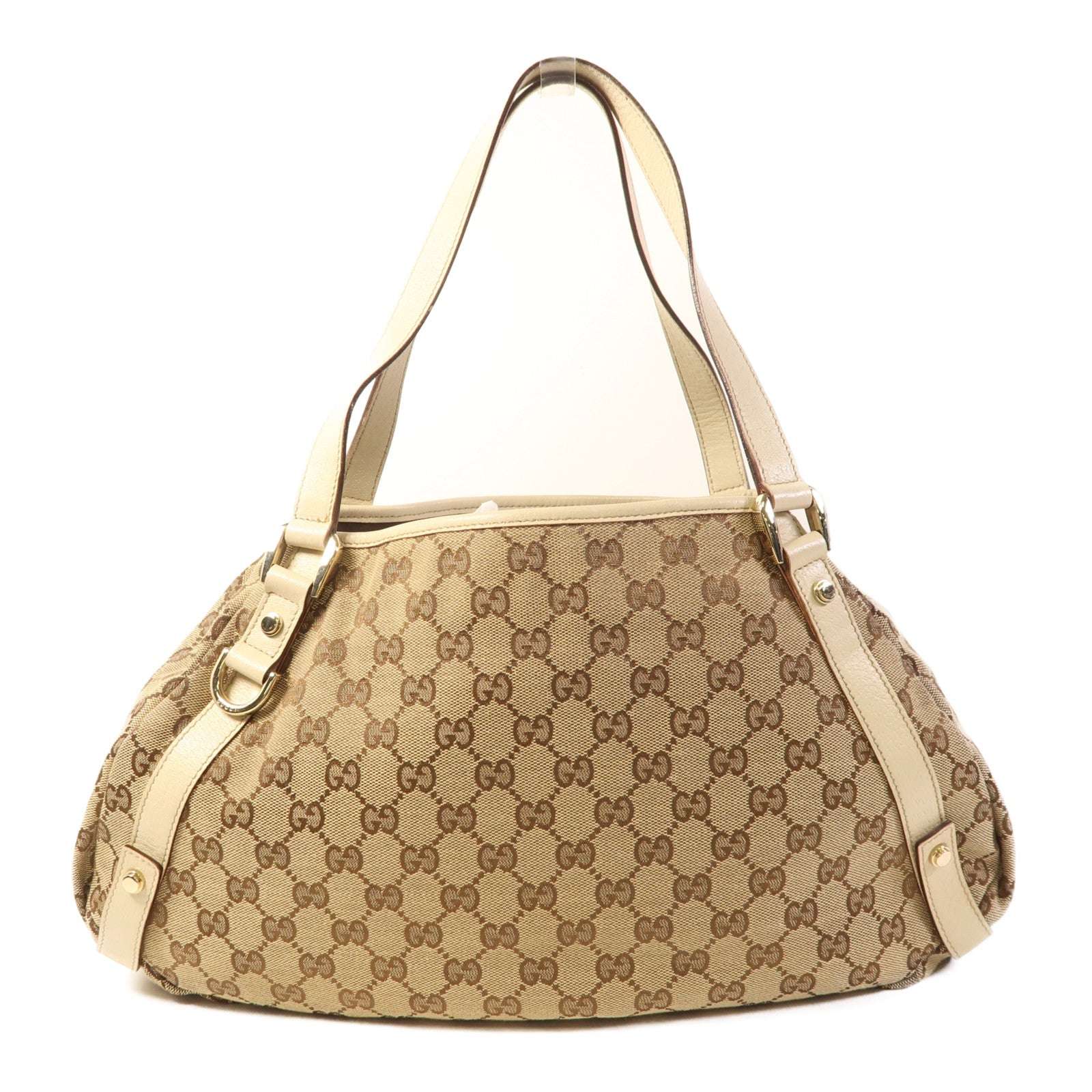 GUCCI 【激減優惠】帆布Shoulder Bag銀扣肩背袋