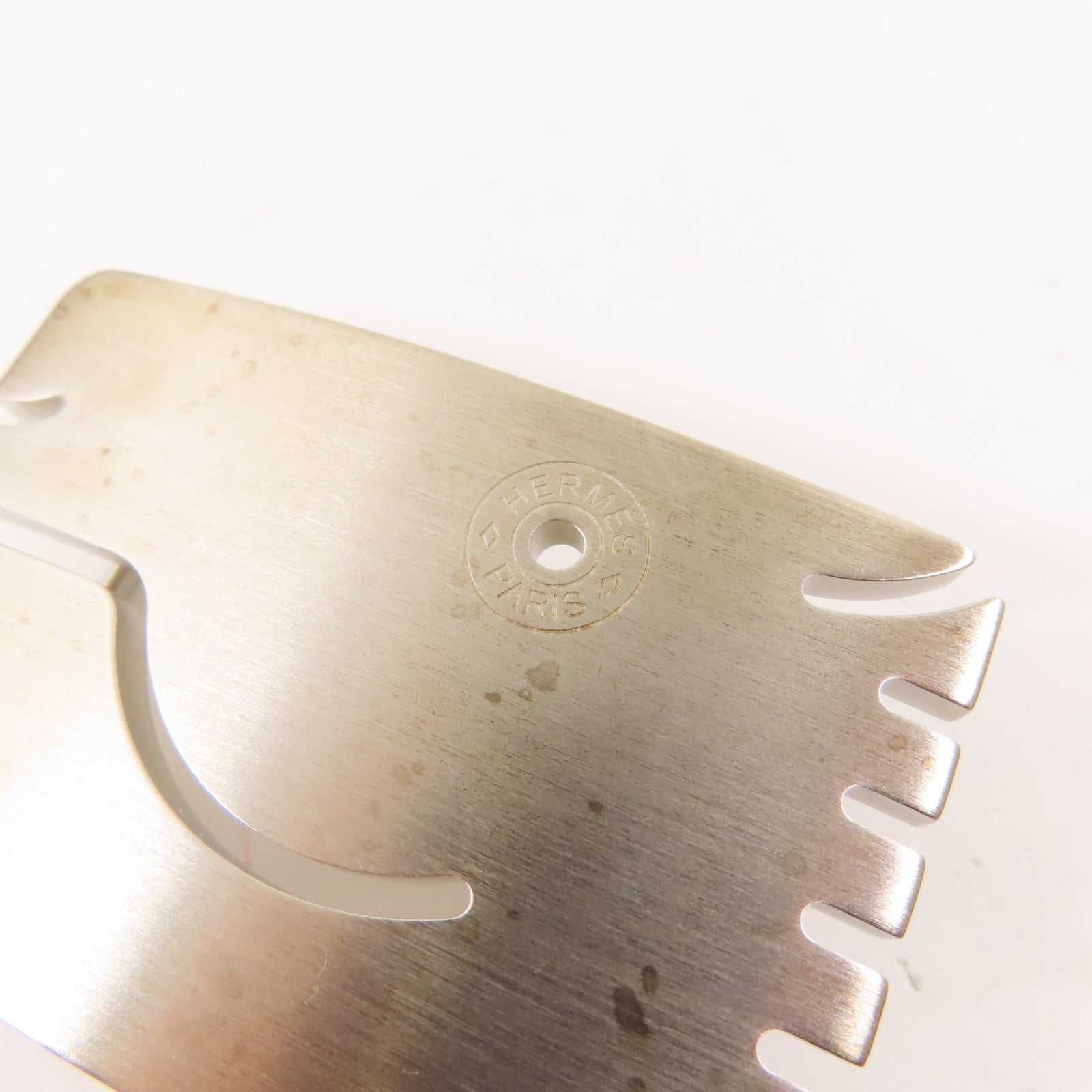 HERMES 牛皮皮革A Cheval Belt銀扣皮帶Nori/黑色