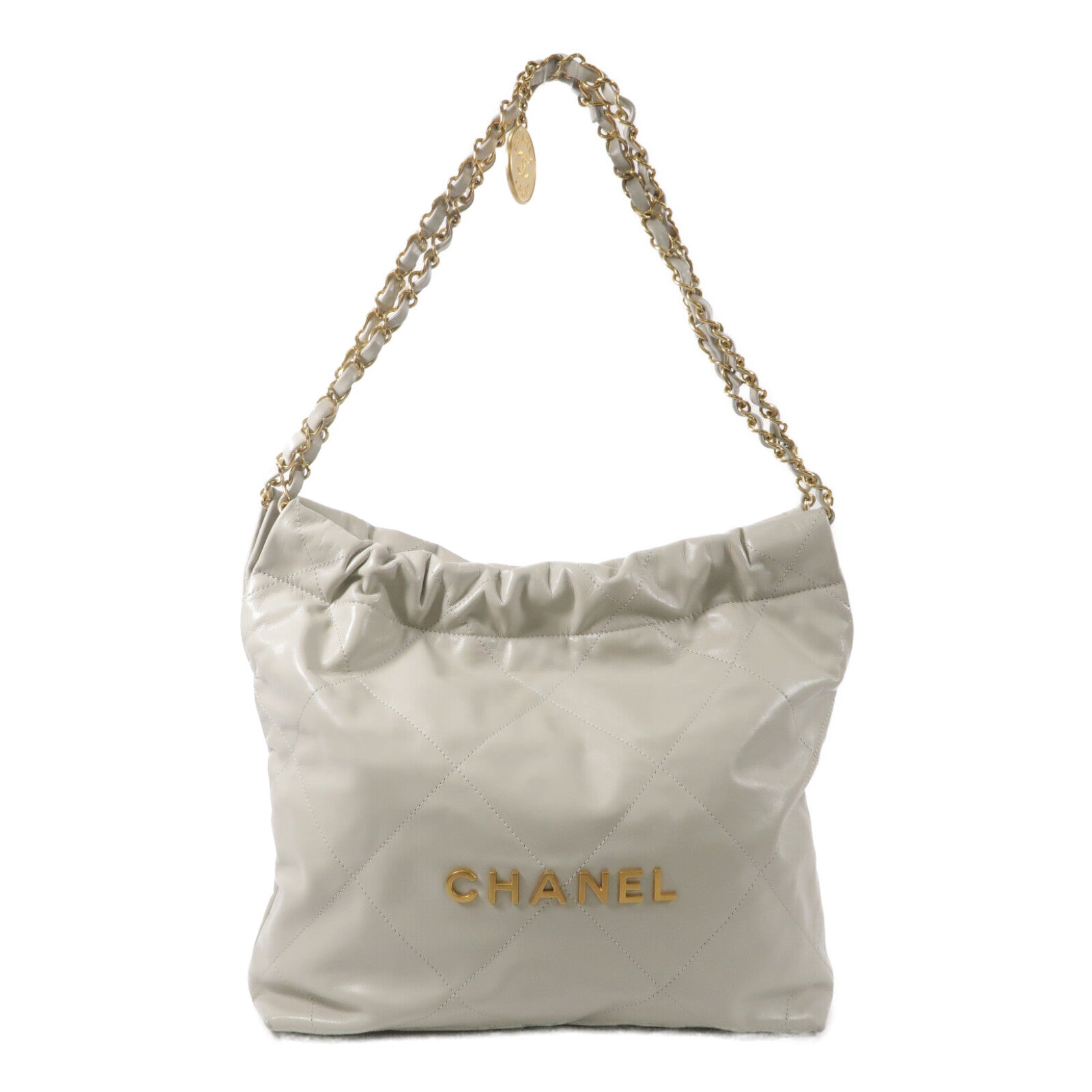 CHANEL 牛皮皮革Chanel 22 Small鏈帶肩背袋